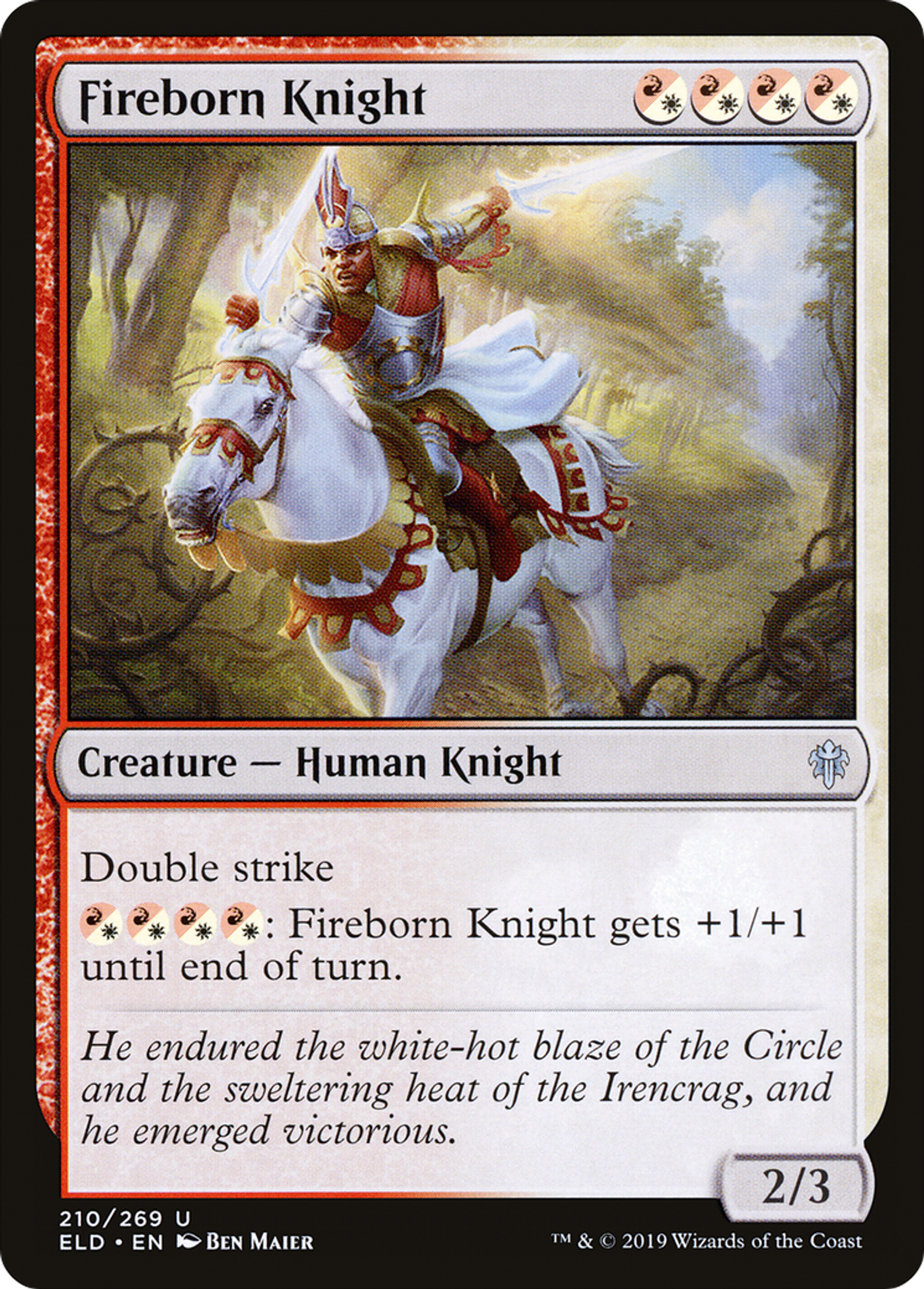 Fireborn Knight — Throne of Eldraine — Magic: The Gathering