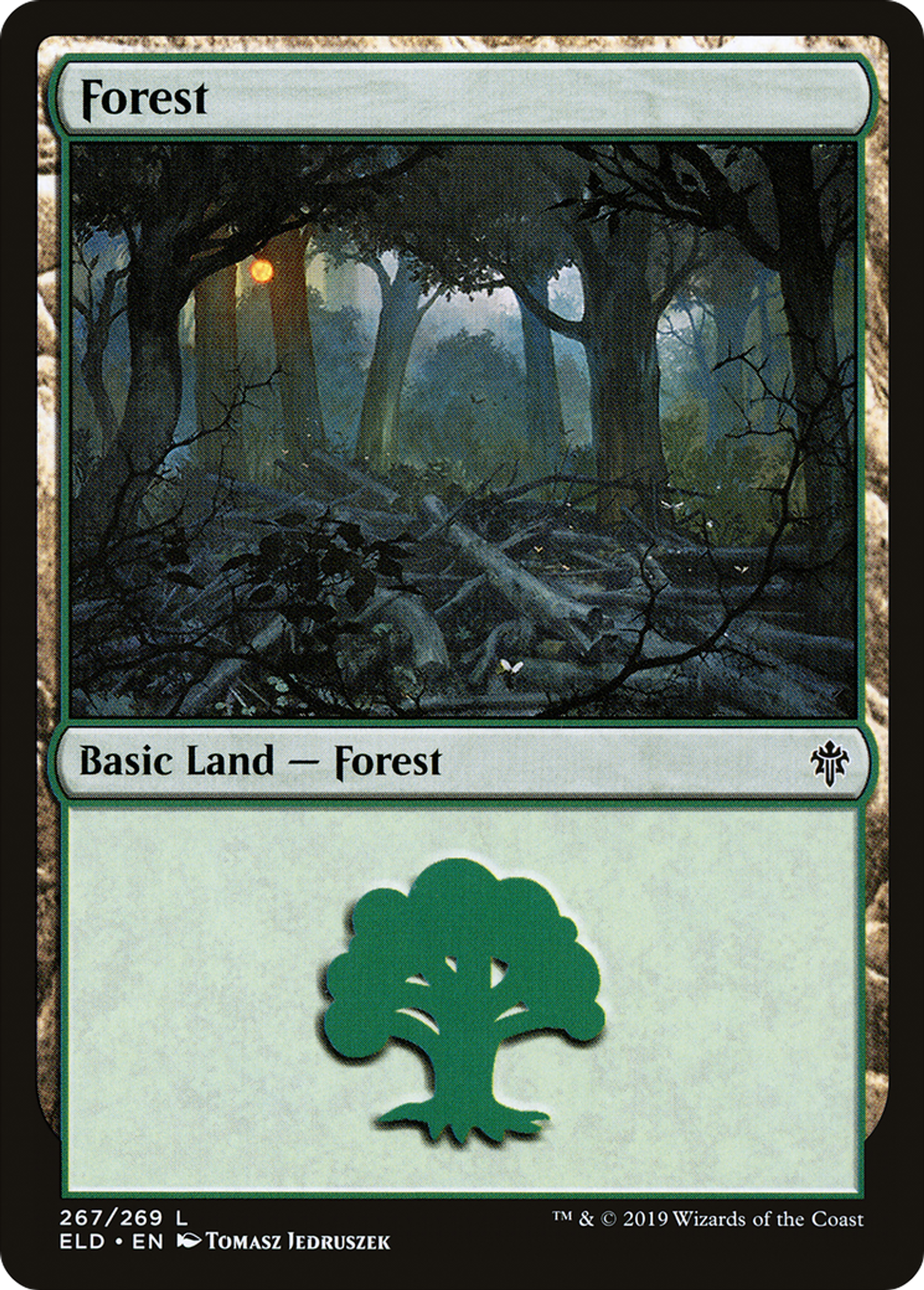 Forest — Throne of Eldraine — Magic: The Gathering