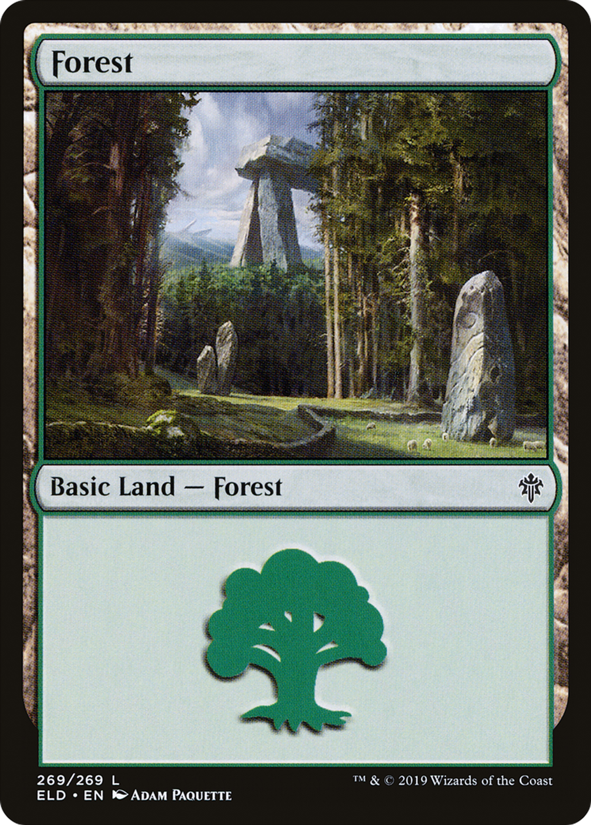 Forest — Throne of Eldraine — Magic: The Gathering