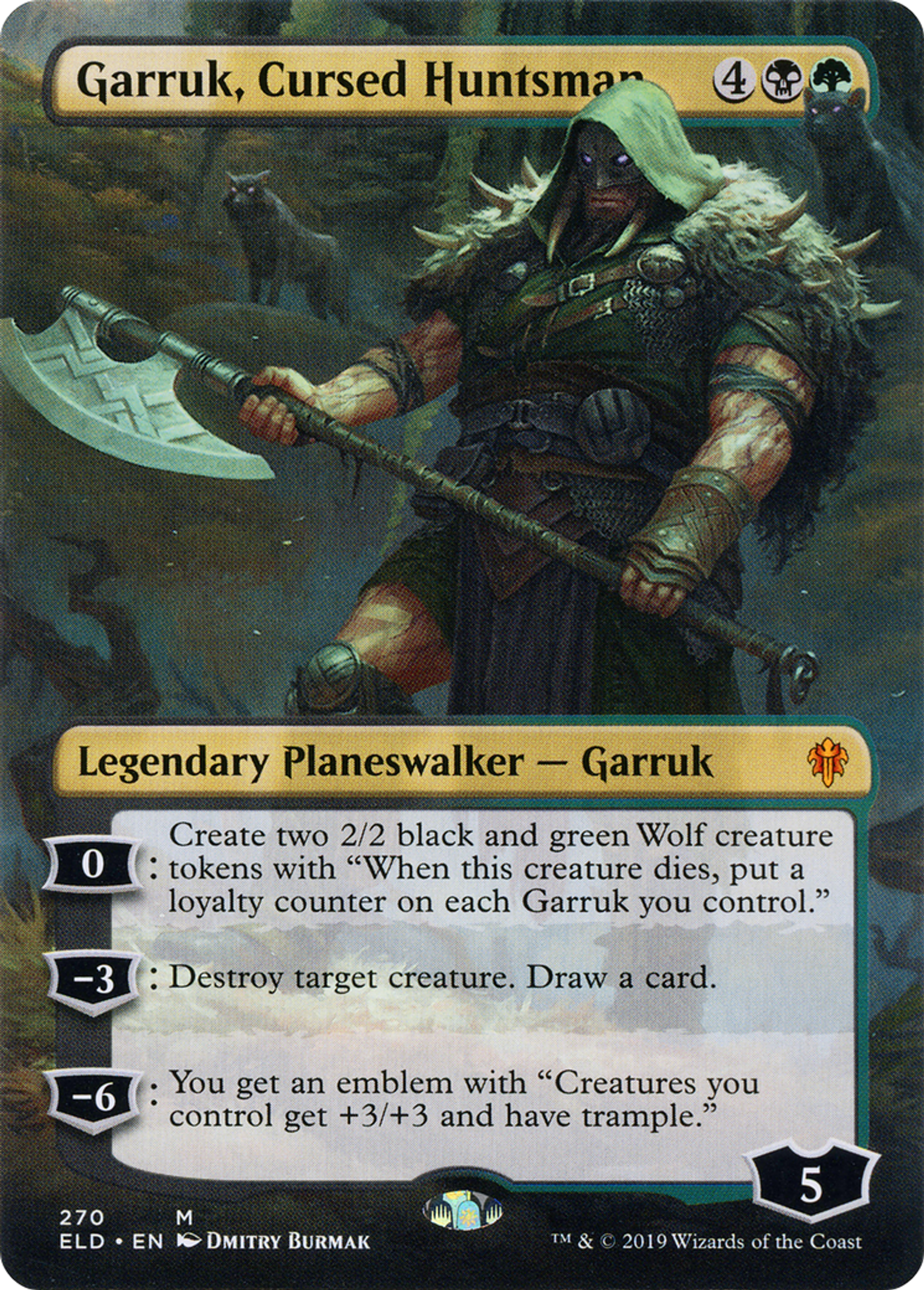 Garruk, Cursed Huntsman — Throne of Eldraine — Magic: The Gathering
