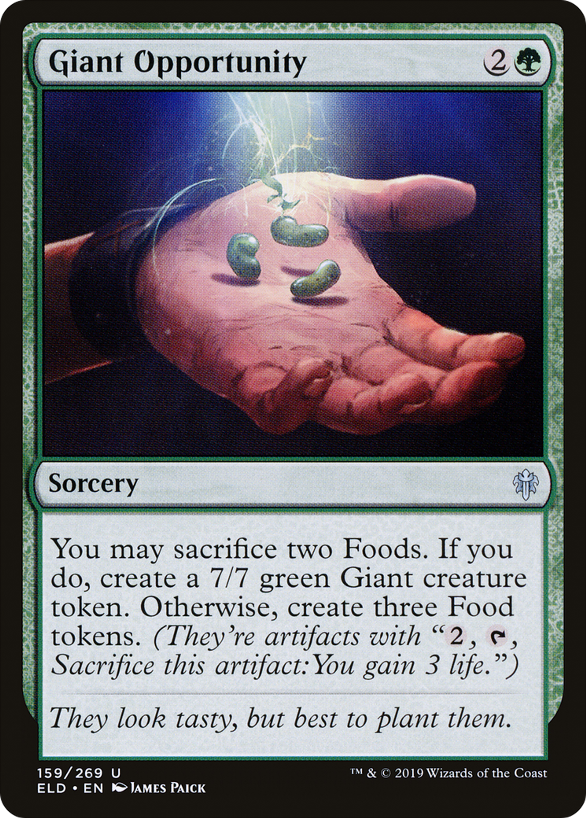 Opportunité de taille — Throne of Eldraine — Magic: The Gathering