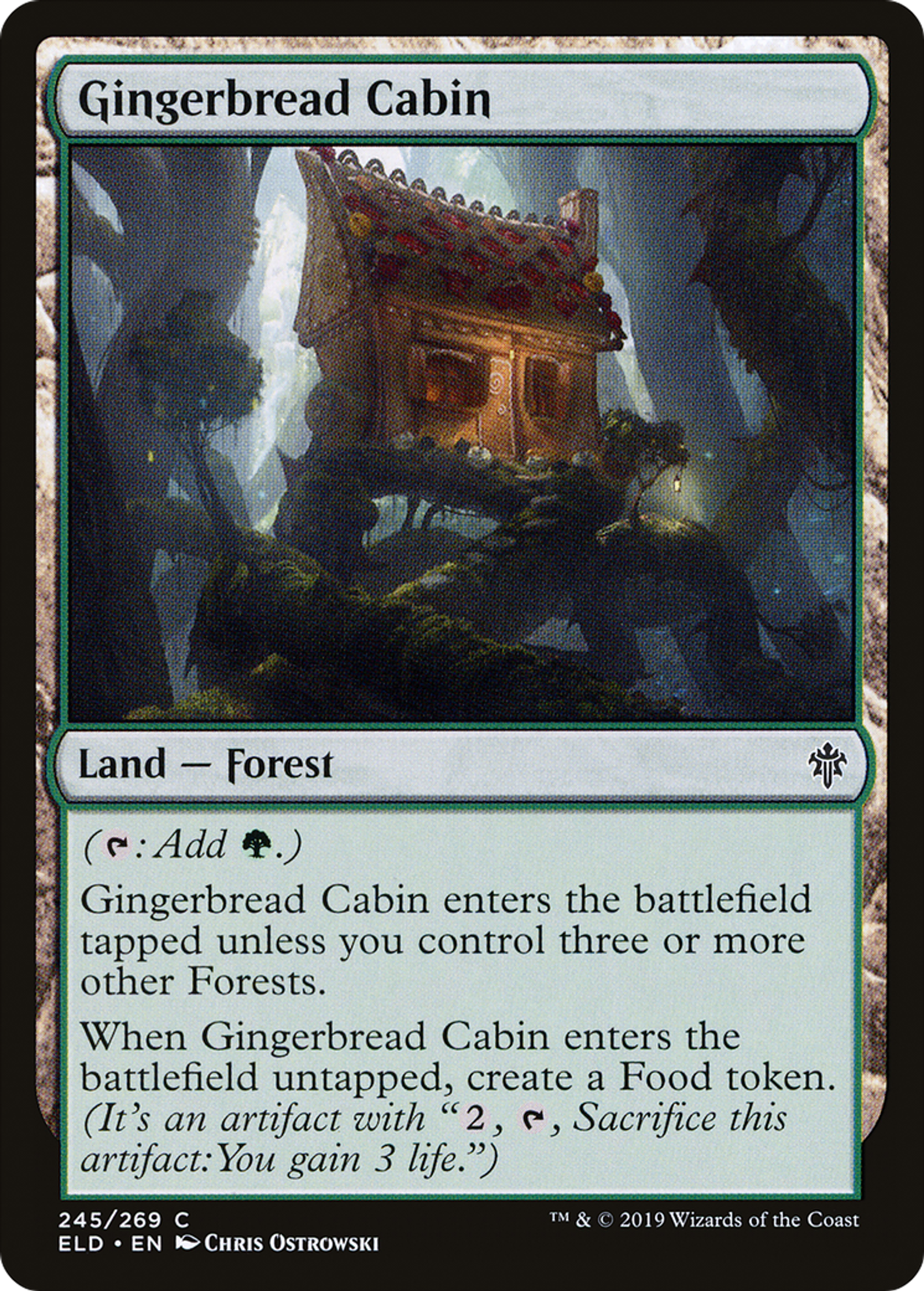 Gingerbread Cabin — Throne of Eldraine — Magic: The Gathering