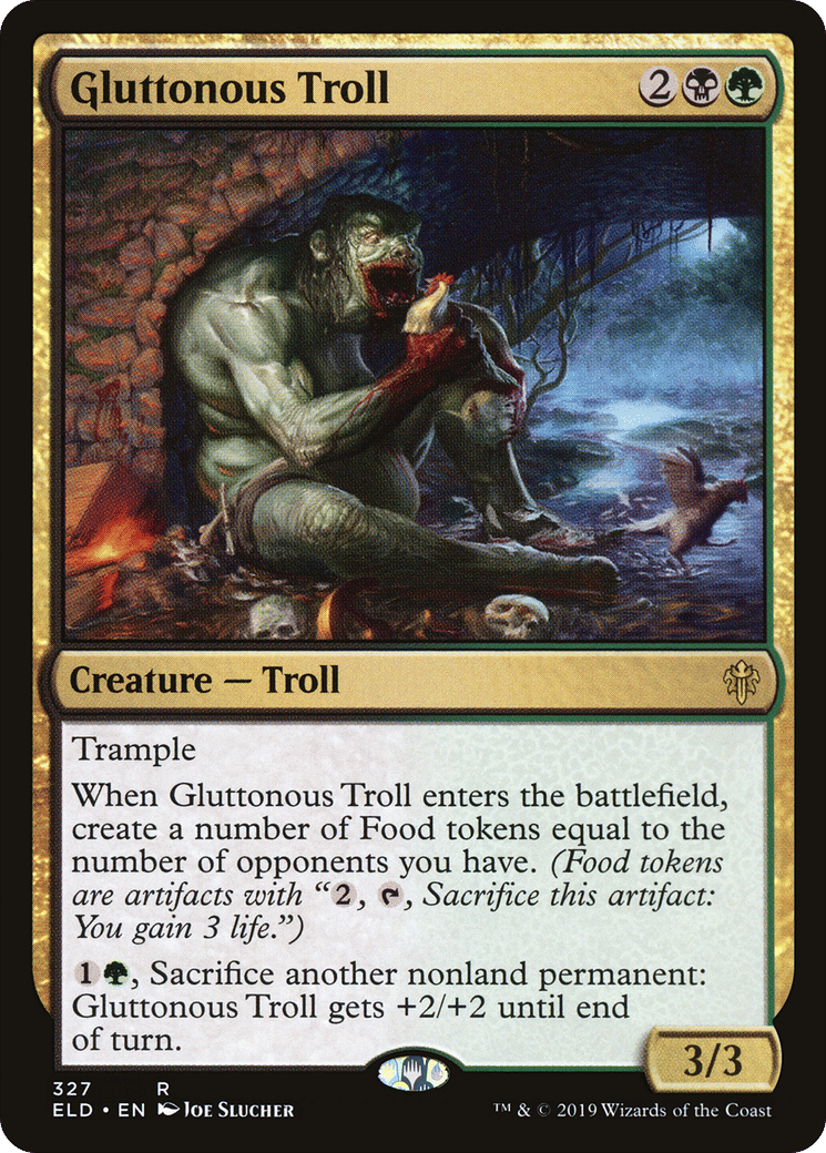 Gluttonous Troll — Throne of Eldraine — Magic: The Gathering