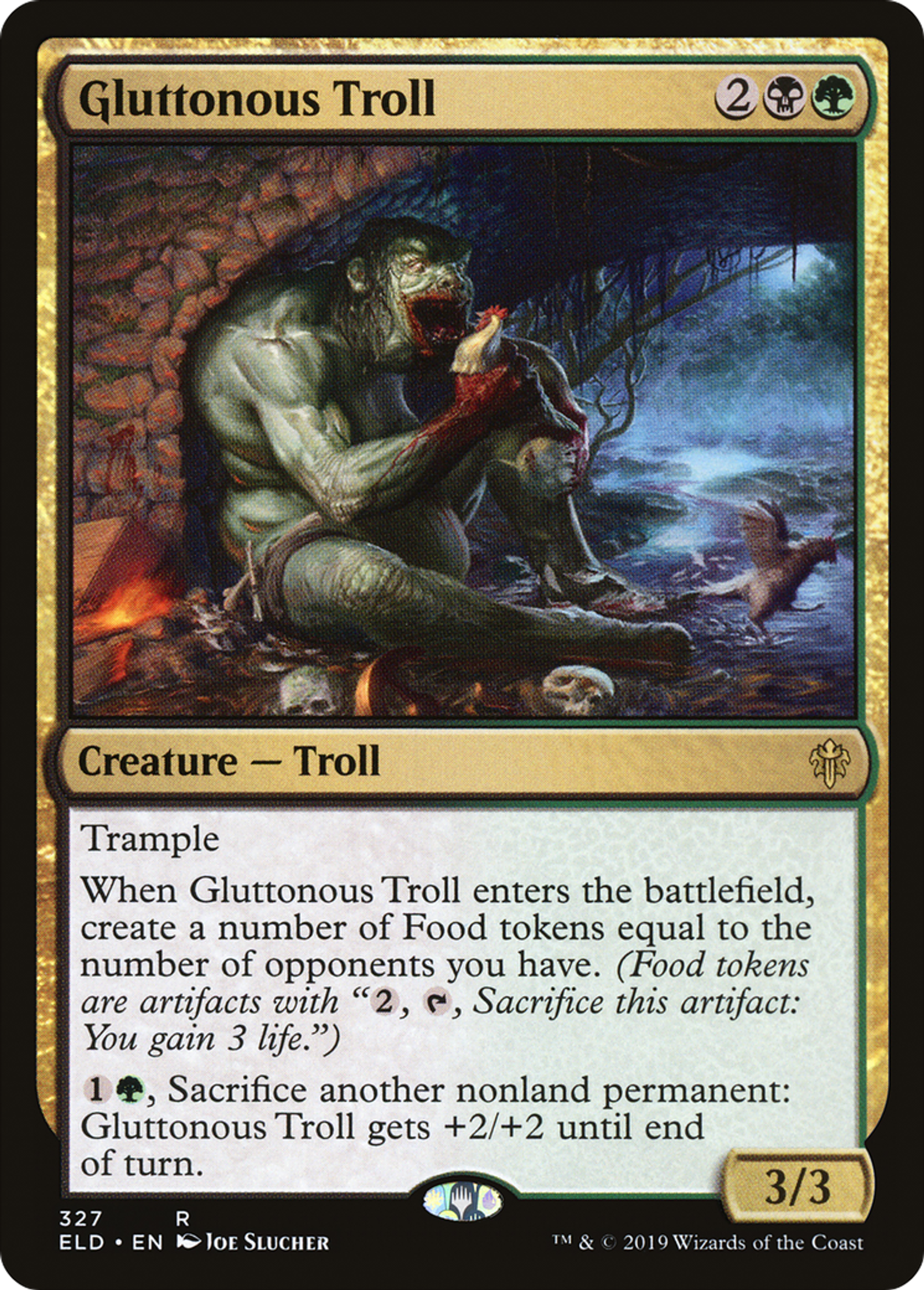 Gluttonous Troll — Throne of Eldraine — Magic: The Gathering