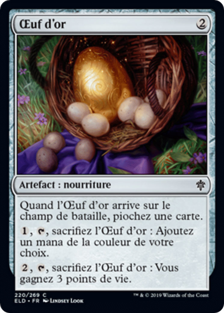 Œuf d'or — Throne of Eldraine — Magic: The Gathering