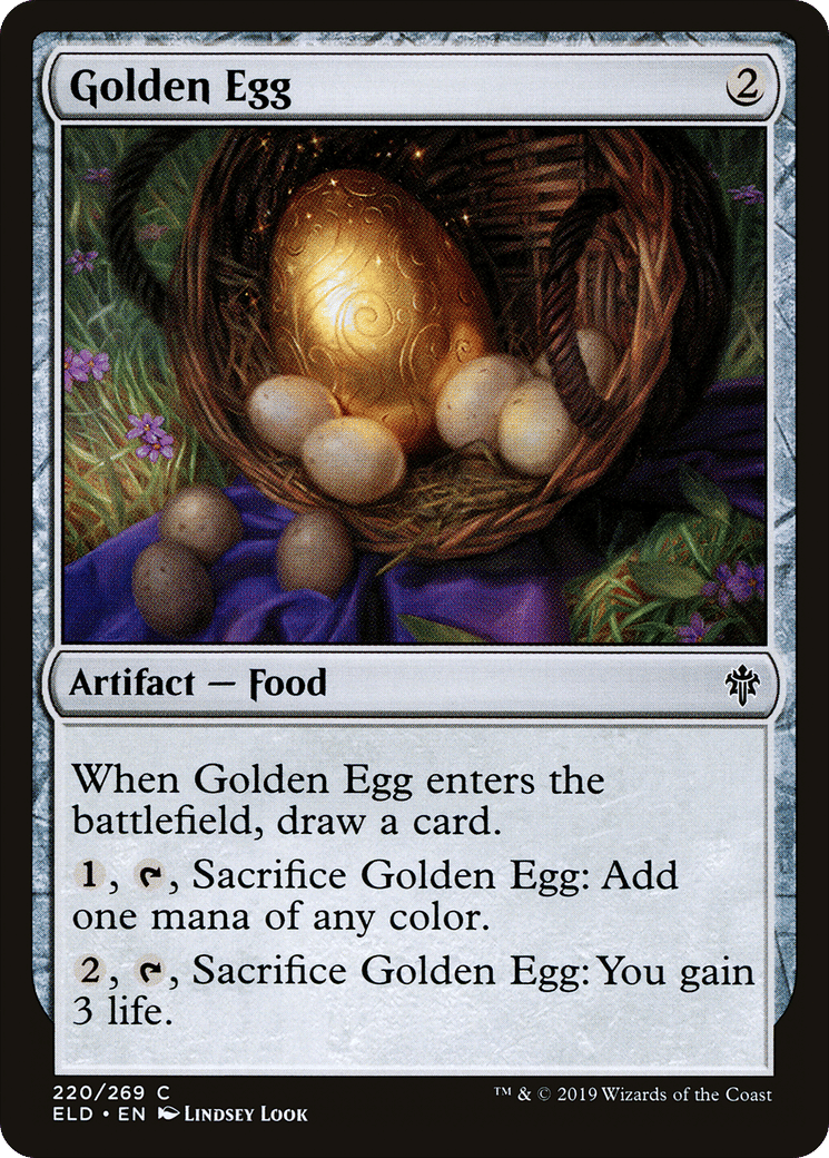 Golden Egg — Throne of Eldraine — Magic: The Gathering