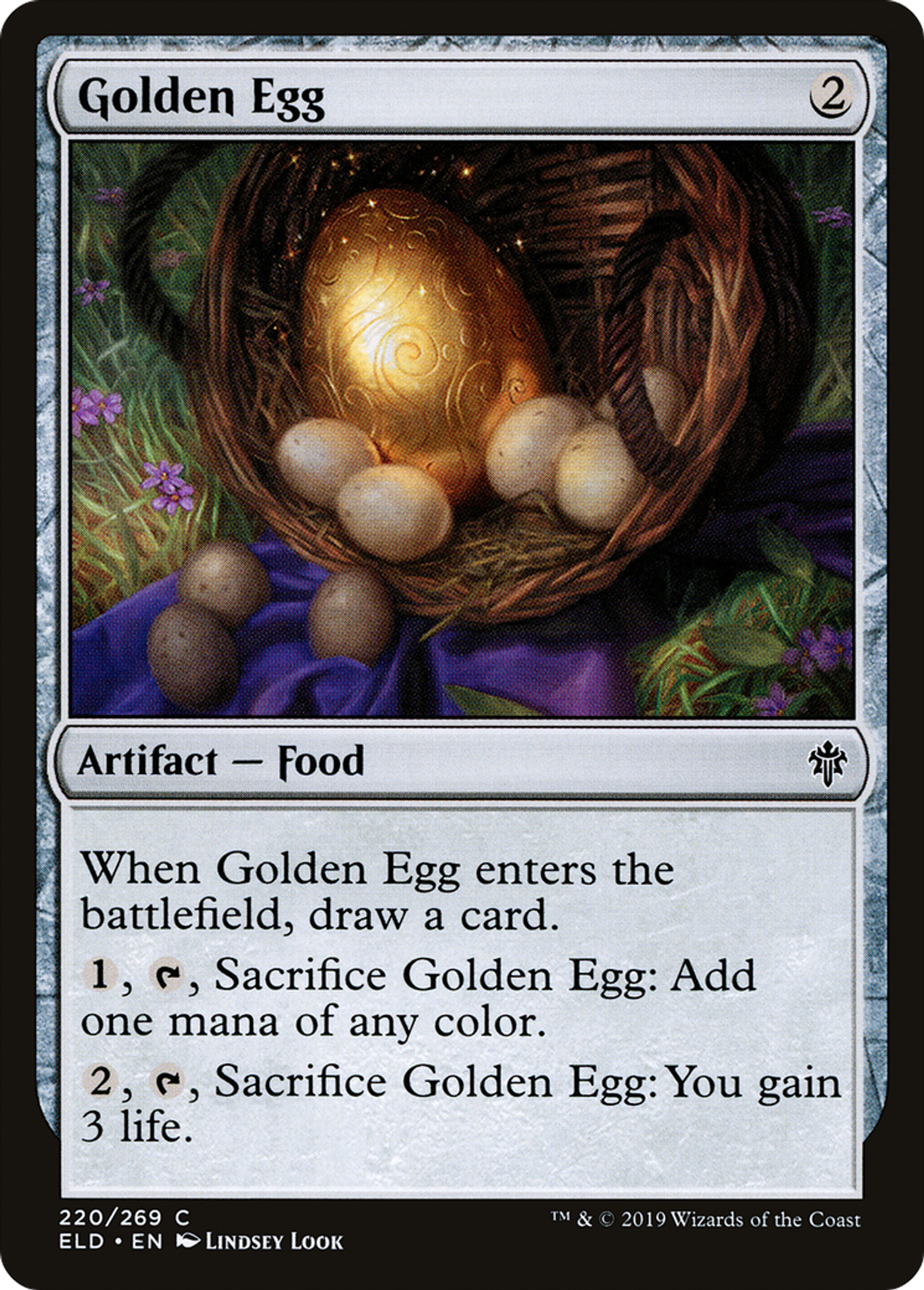 Golden Egg — Throne of Eldraine — Magic: The Gathering