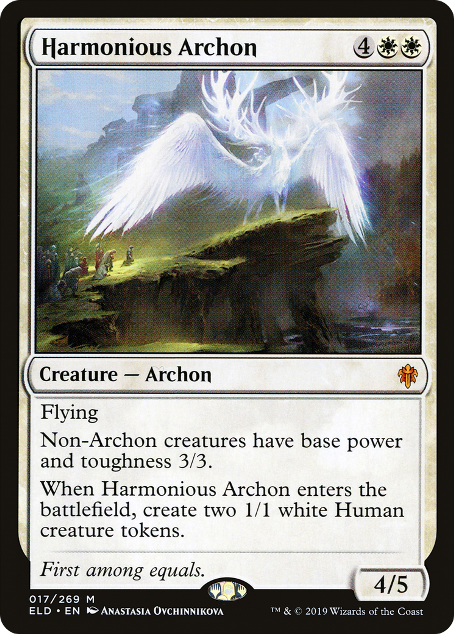 Harmonious Archon — Throne of Eldraine — Magic: The Gathering