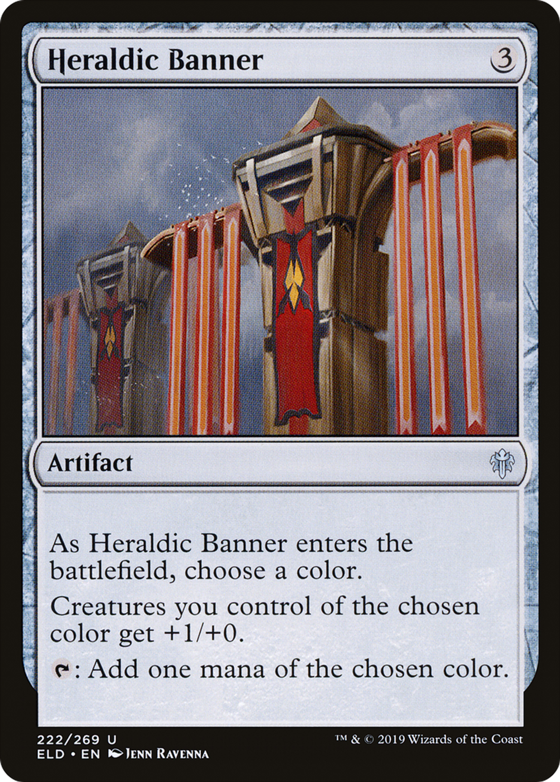 Heraldic Banner — Throne of Eldraine — Magic: The Gathering