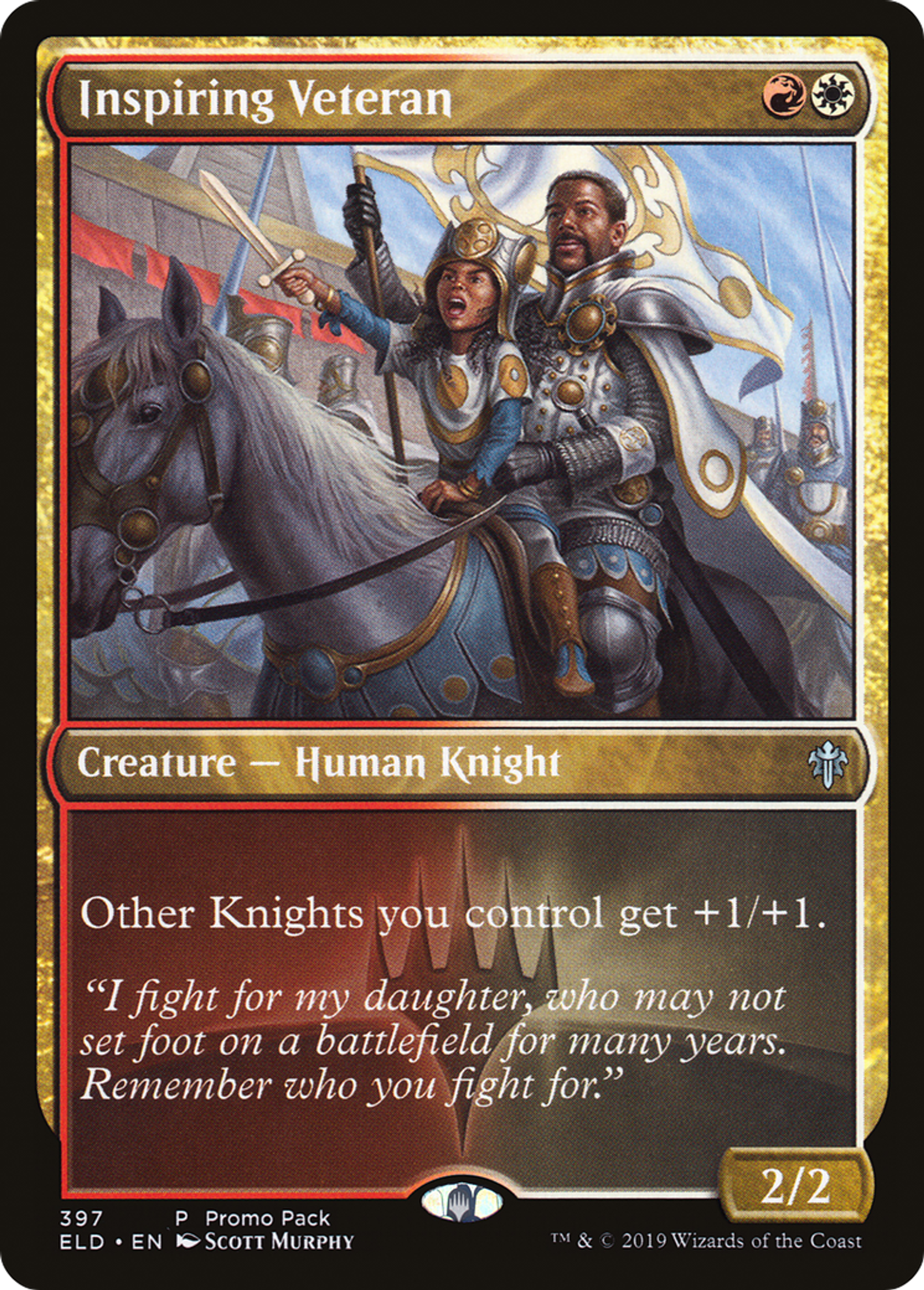 Inspiring Veteran — Throne of Eldraine — Magic: The Gathering