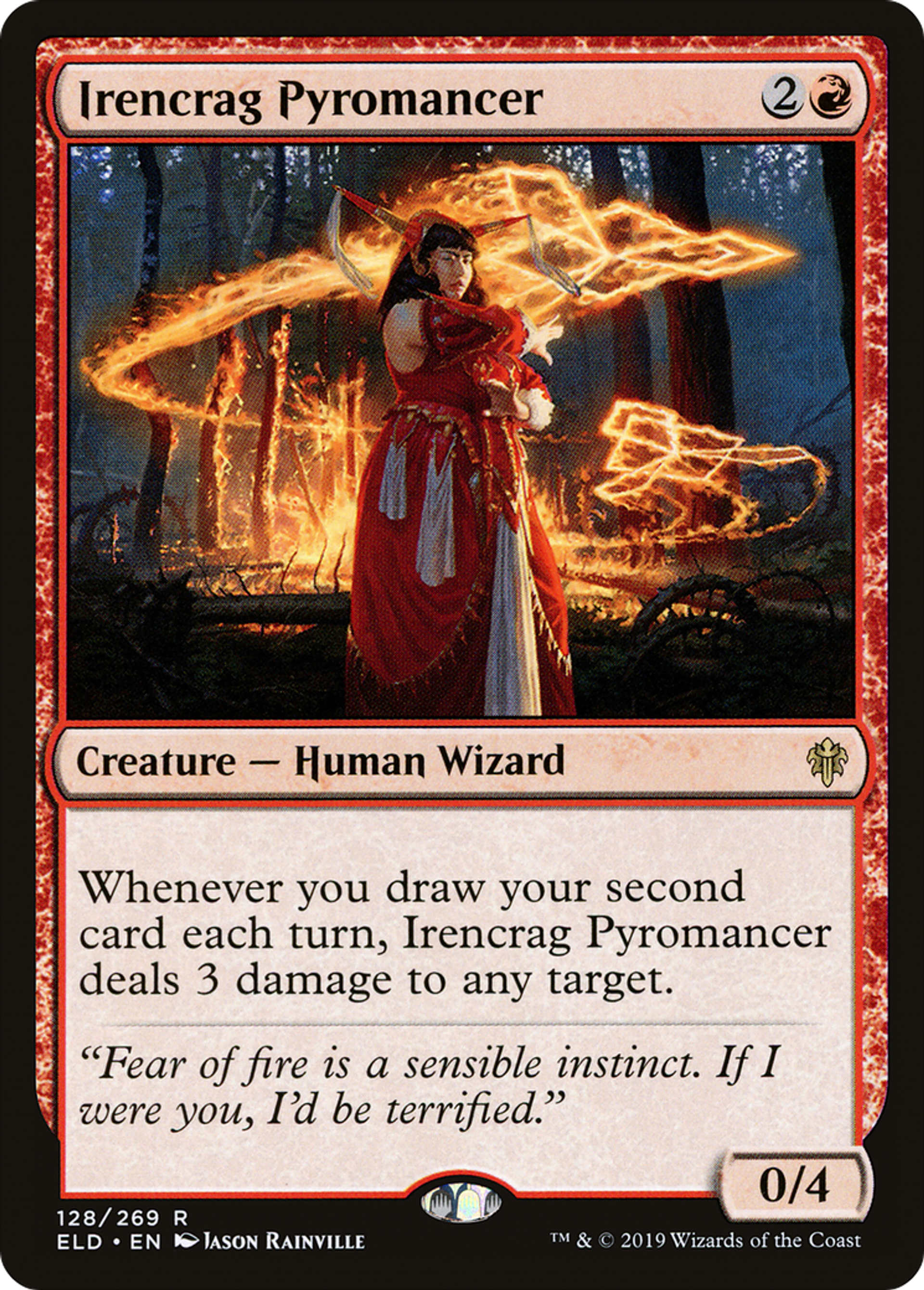 Irencrag Pyromancer — Throne of Eldraine — Magic: The Gathering