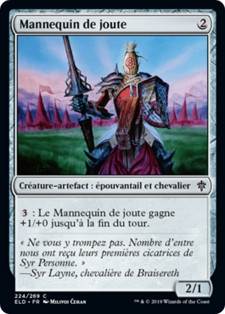 Mannequin de joute — Throne of Eldraine — Magic: The Gathering