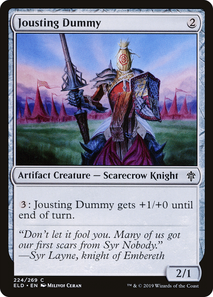Jousting Dummy — Throne of Eldraine — Magic: The Gathering