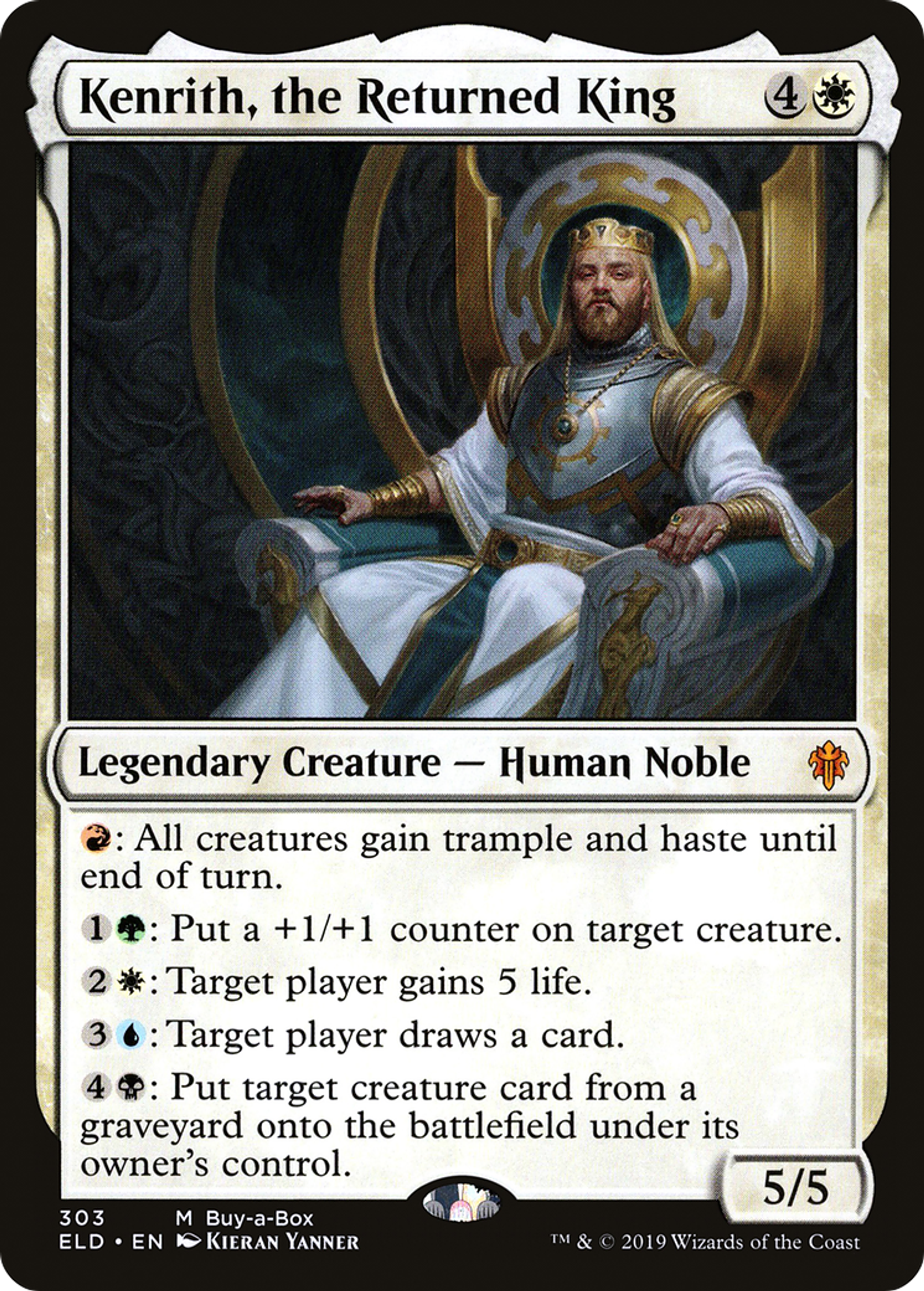 Kenrith, the Returned King — Throne of Eldraine — Magic: The Gathering