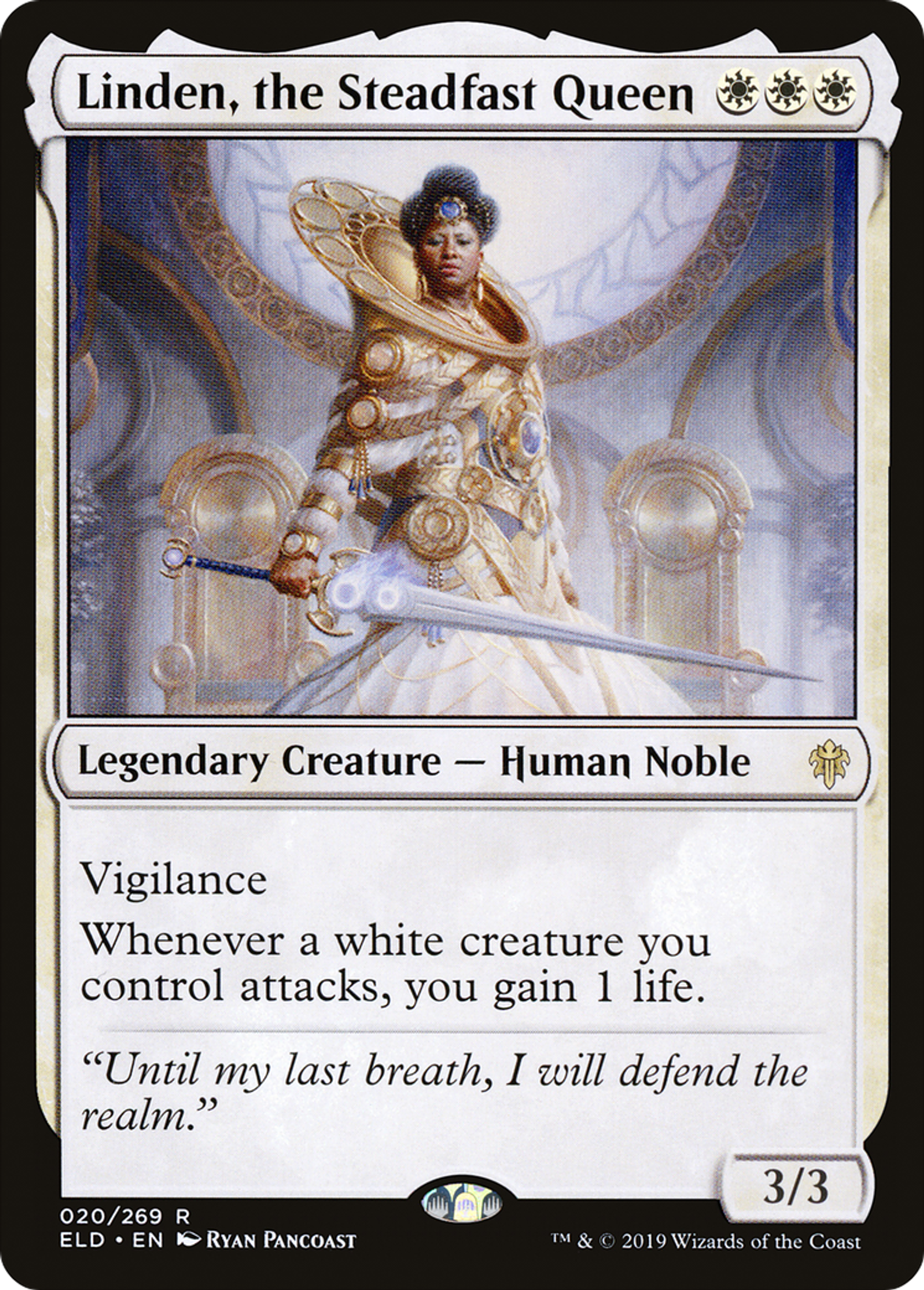 Linden, reine implacable — Throne of Eldraine — Magic: The Gathering