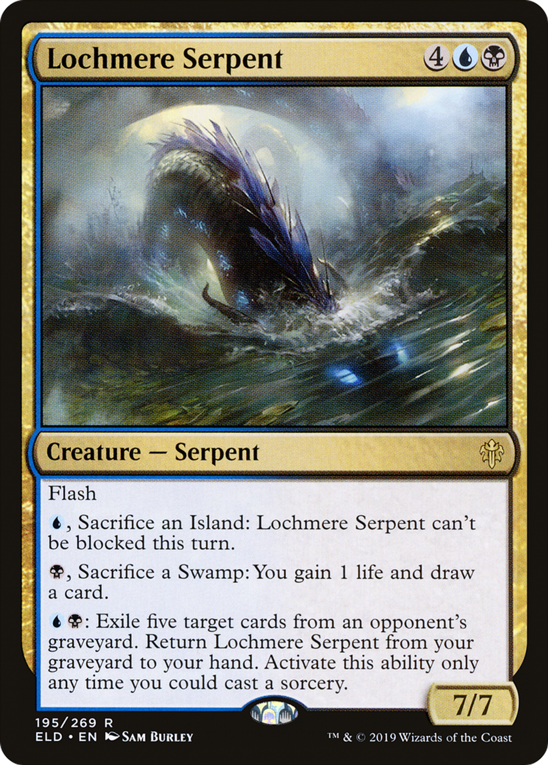 Lochmere Serpent — Throne of Eldraine — Magic: The Gathering