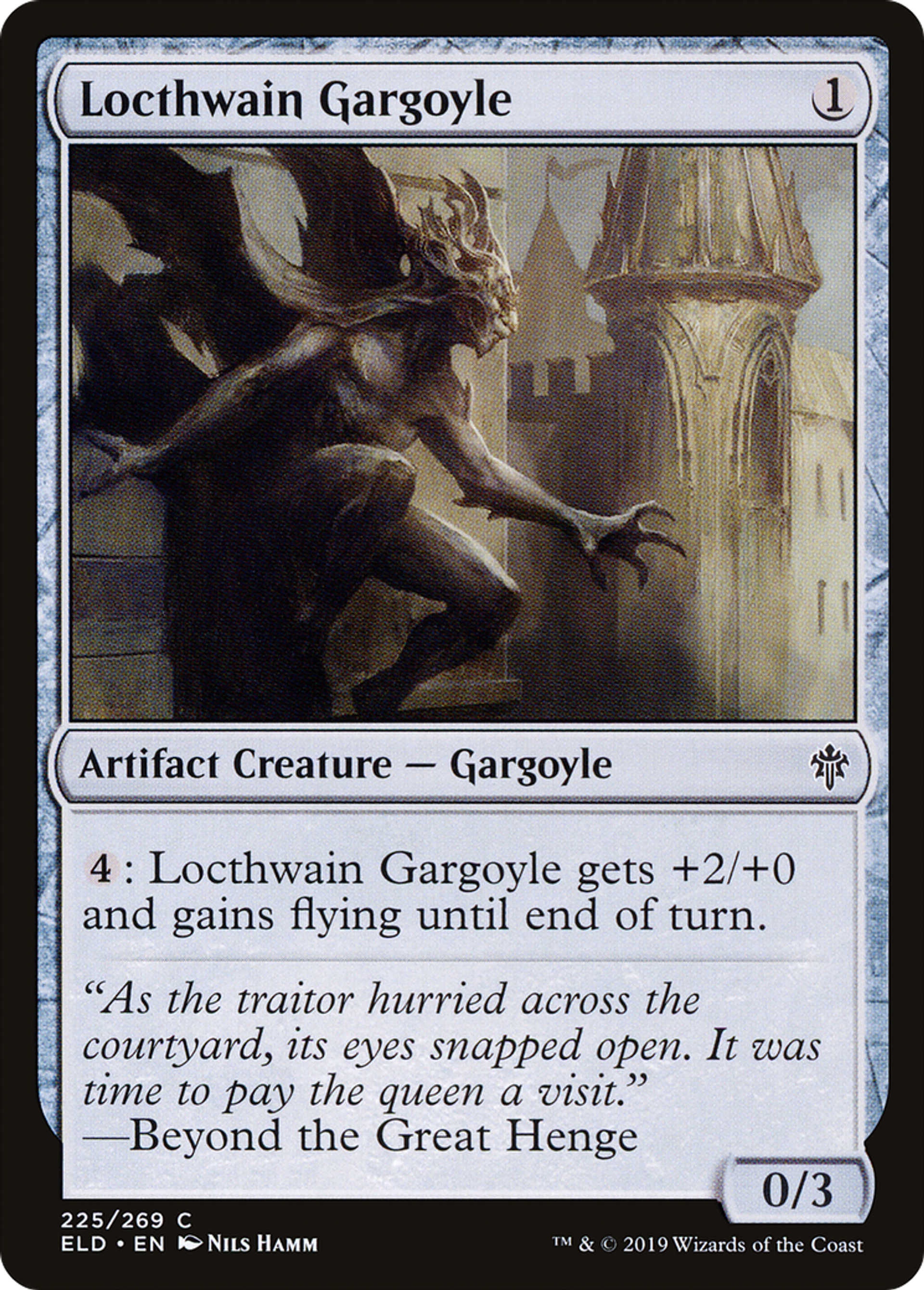 Locthwain Gargoyle — Throne of Eldraine — Magic: The Gathering
