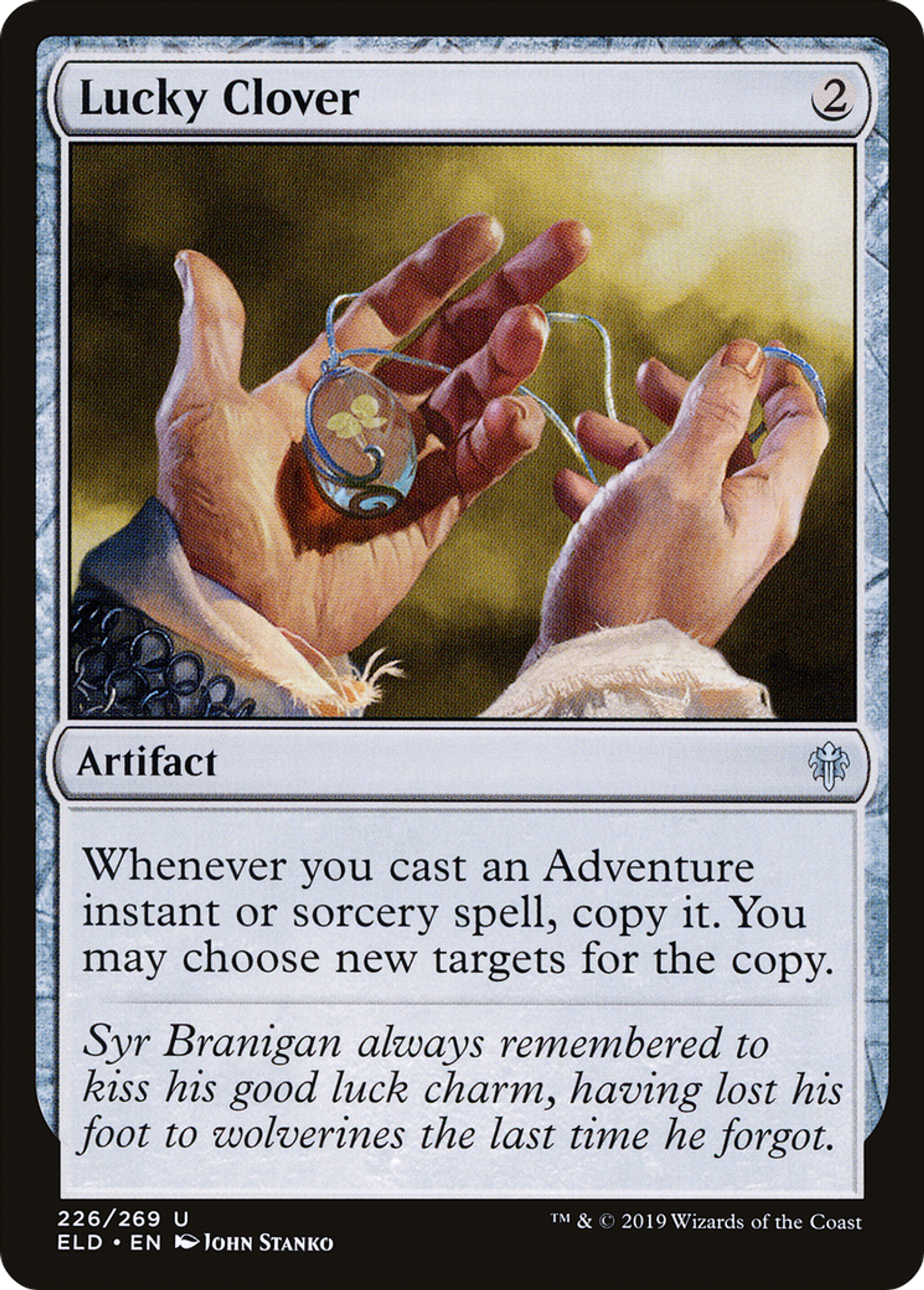 Lucky Clover — Throne of Eldraine — Magic: The Gathering