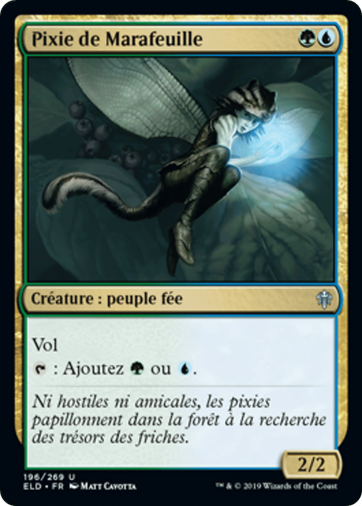 Pixie de Marafeuille — Throne of Eldraine — Magic: The Gathering