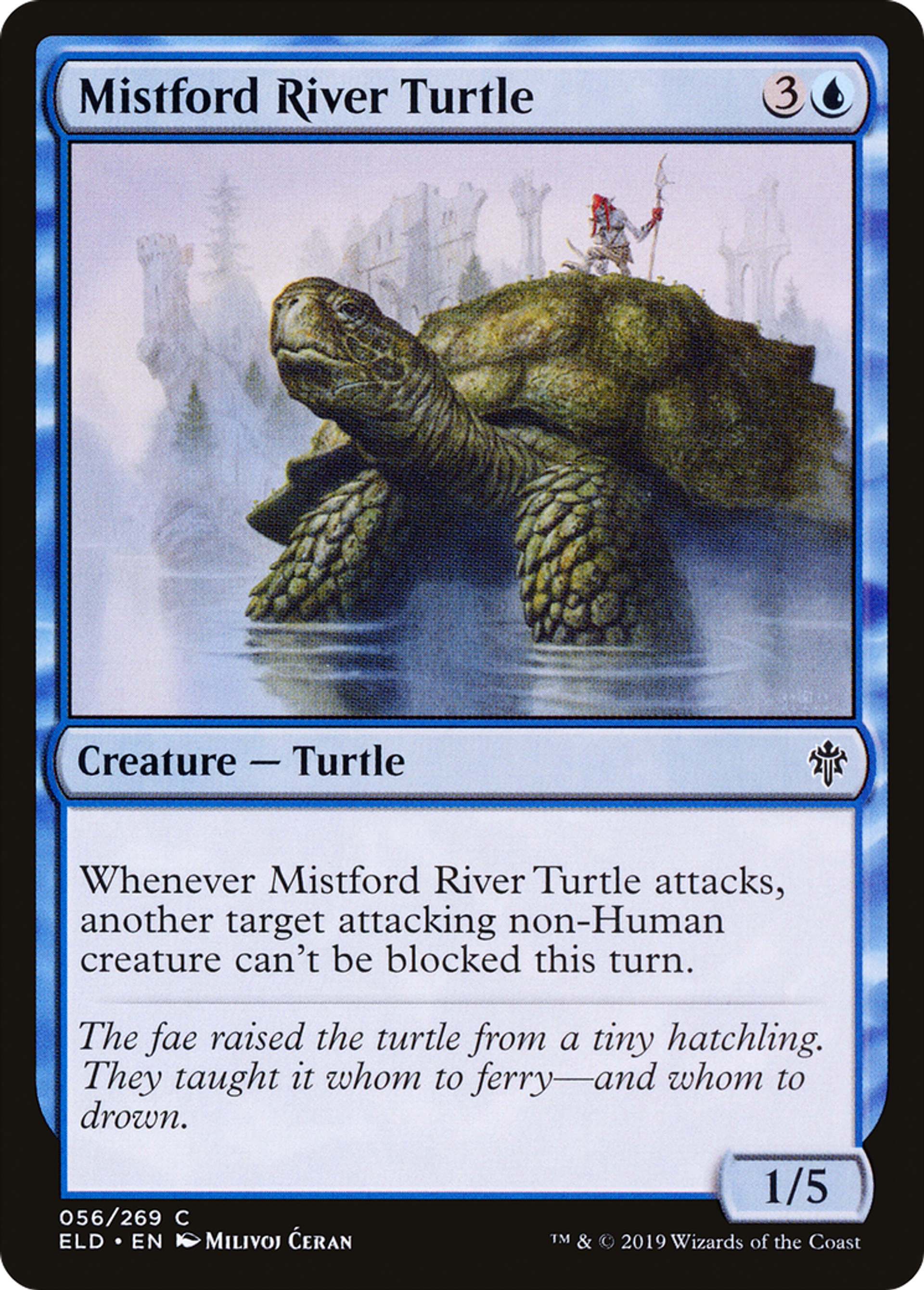 Mistford River Turtle — Throne of Eldraine — Magic: The Gathering