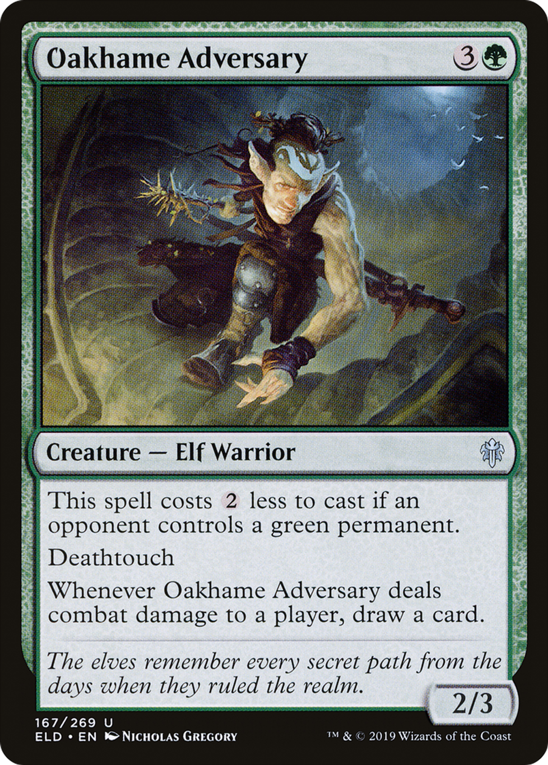 Adversaire de Gitechêne — Throne of Eldraine — Magic: The Gathering