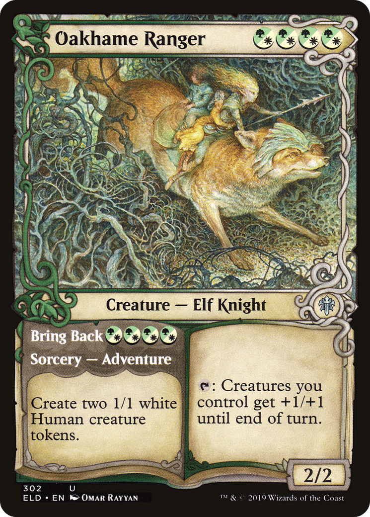 Oakhame Ranger // Bring Back — Throne of Eldraine — Magic: The Gathering