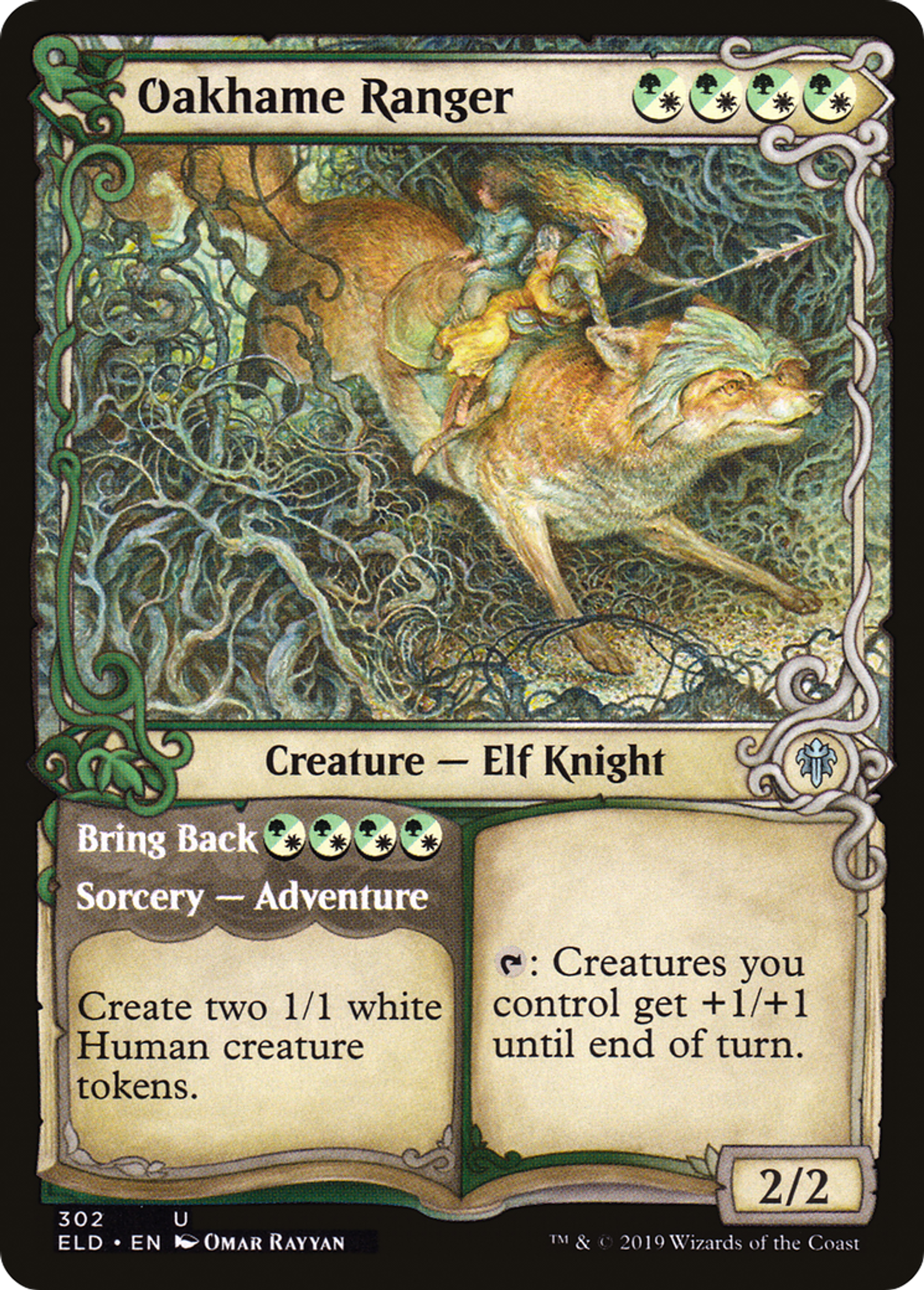 Oakhame Ranger // Bring Back — Throne of Eldraine — Magic: The Gathering