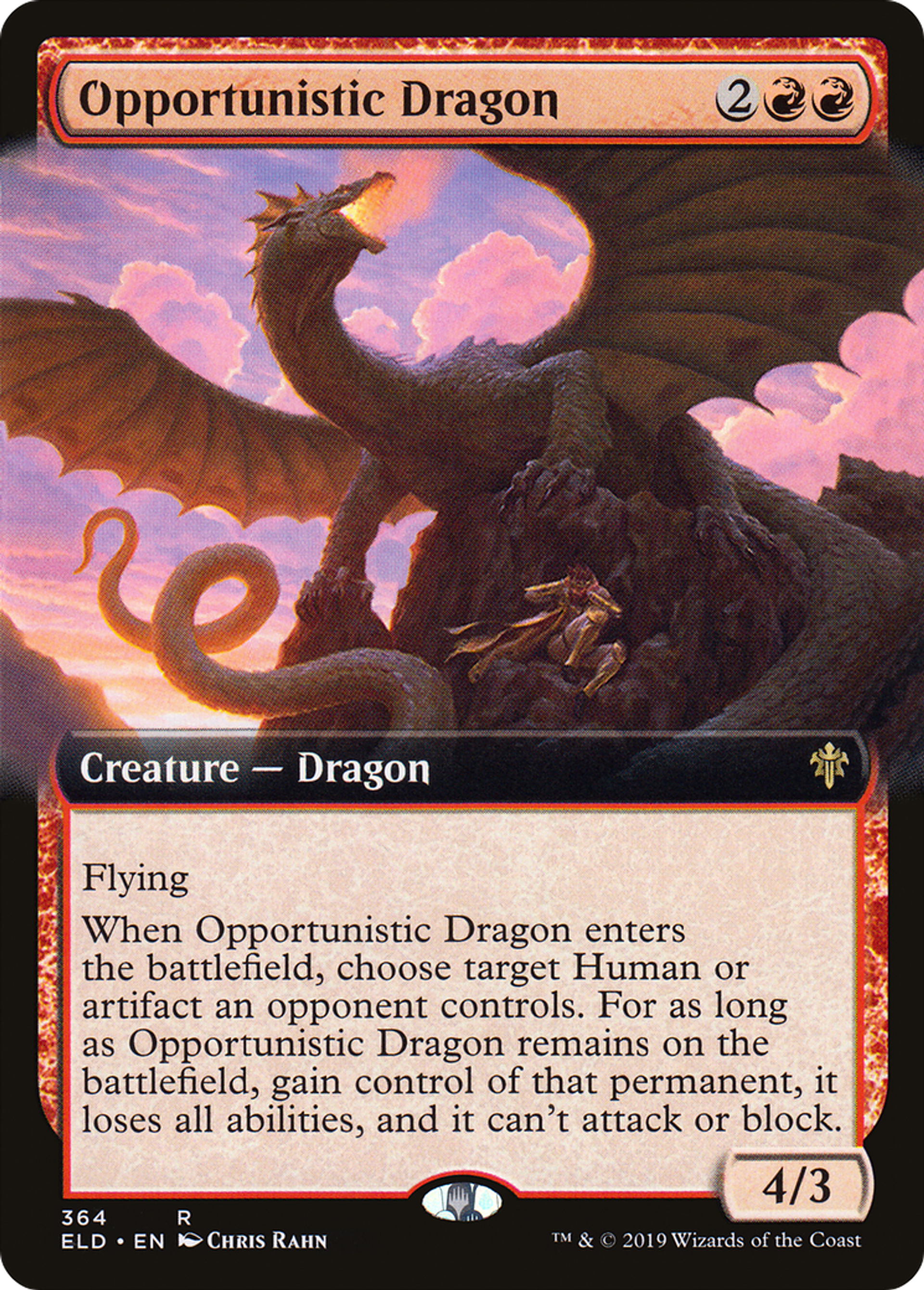 Opportunistic Dragon — Throne of Eldraine — Magic: The Gathering