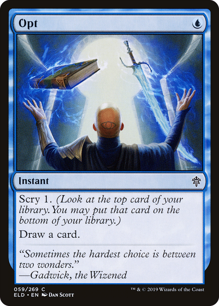 Opt — Throne of Eldraine — Magic: The Gathering