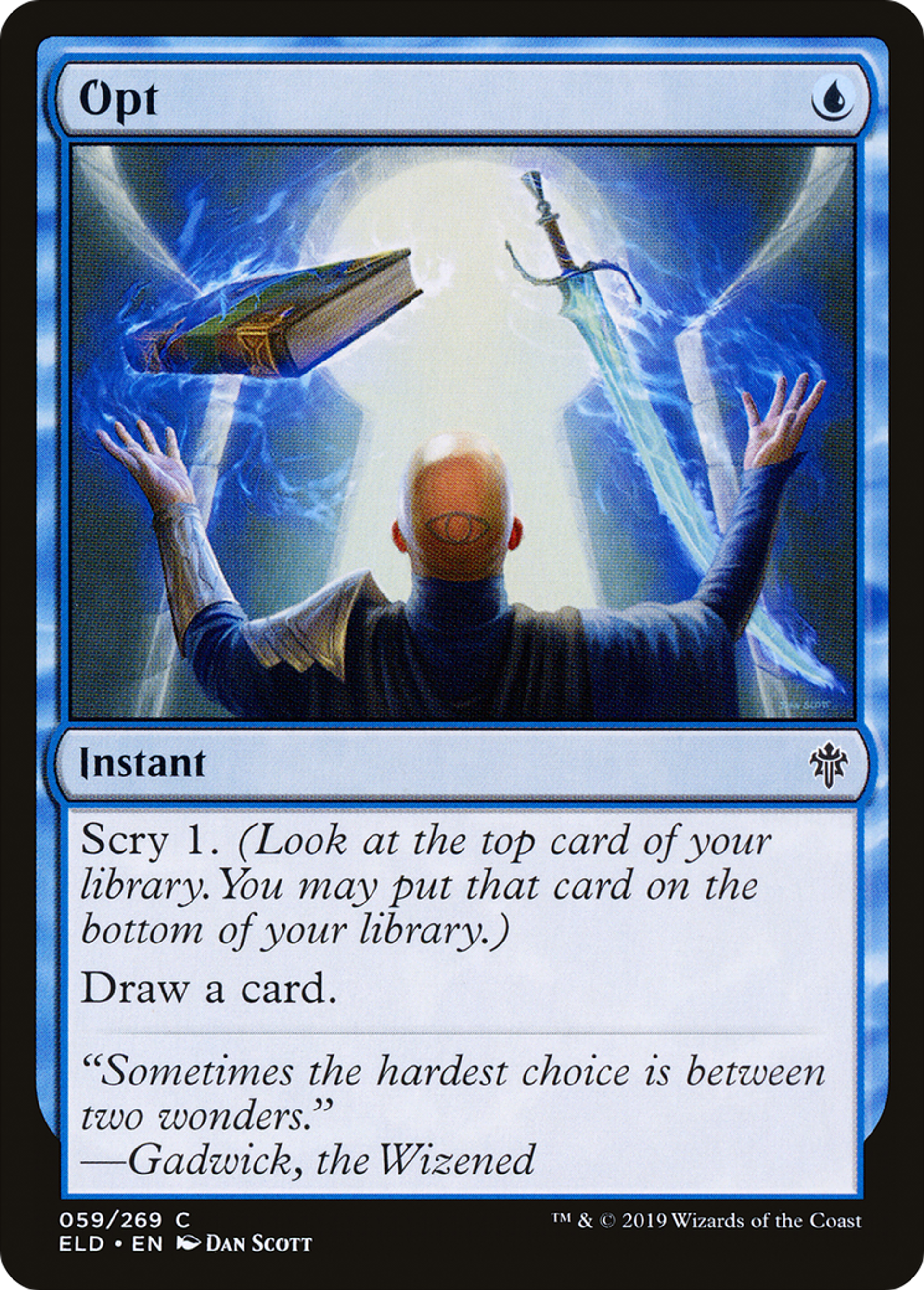 Opt — Throne of Eldraine — Magic: The Gathering