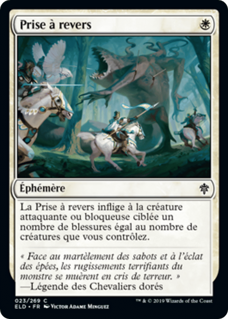 Prise à revers — Throne of Eldraine — Magic: The Gathering