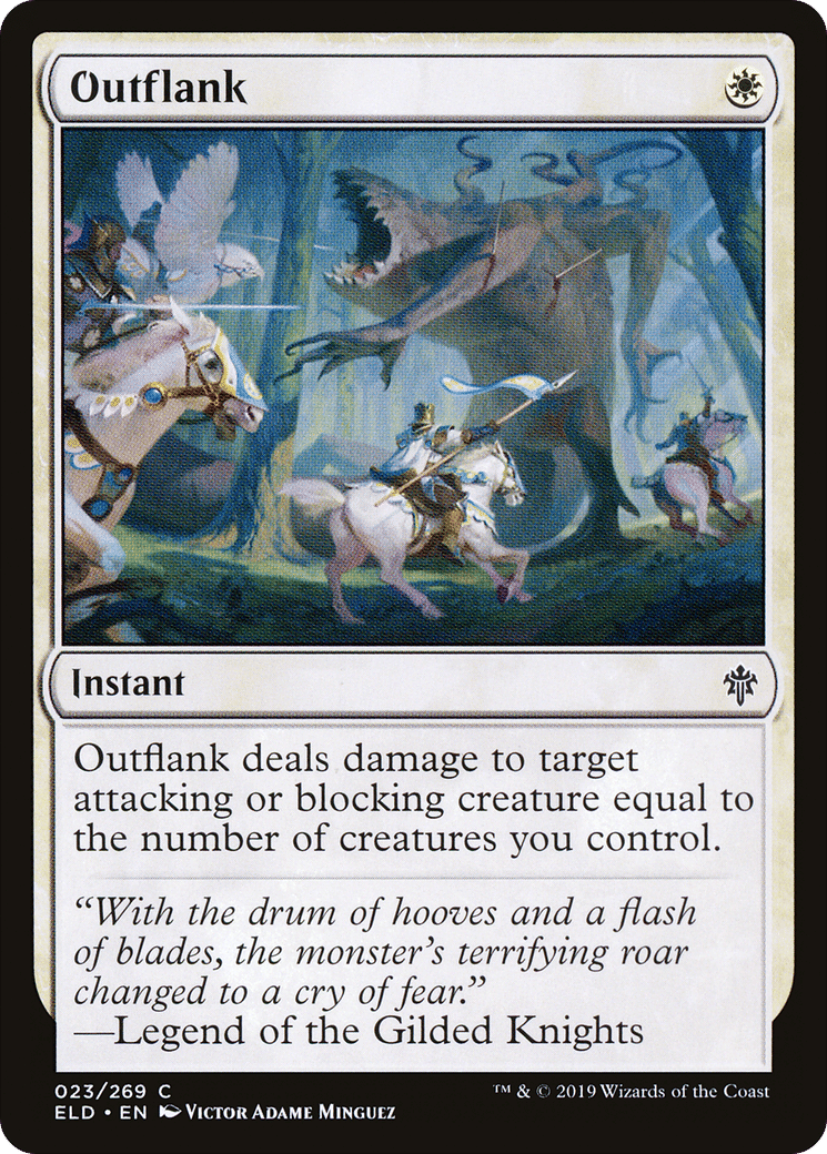 Outflank — Throne of Eldraine — Magic: The Gathering