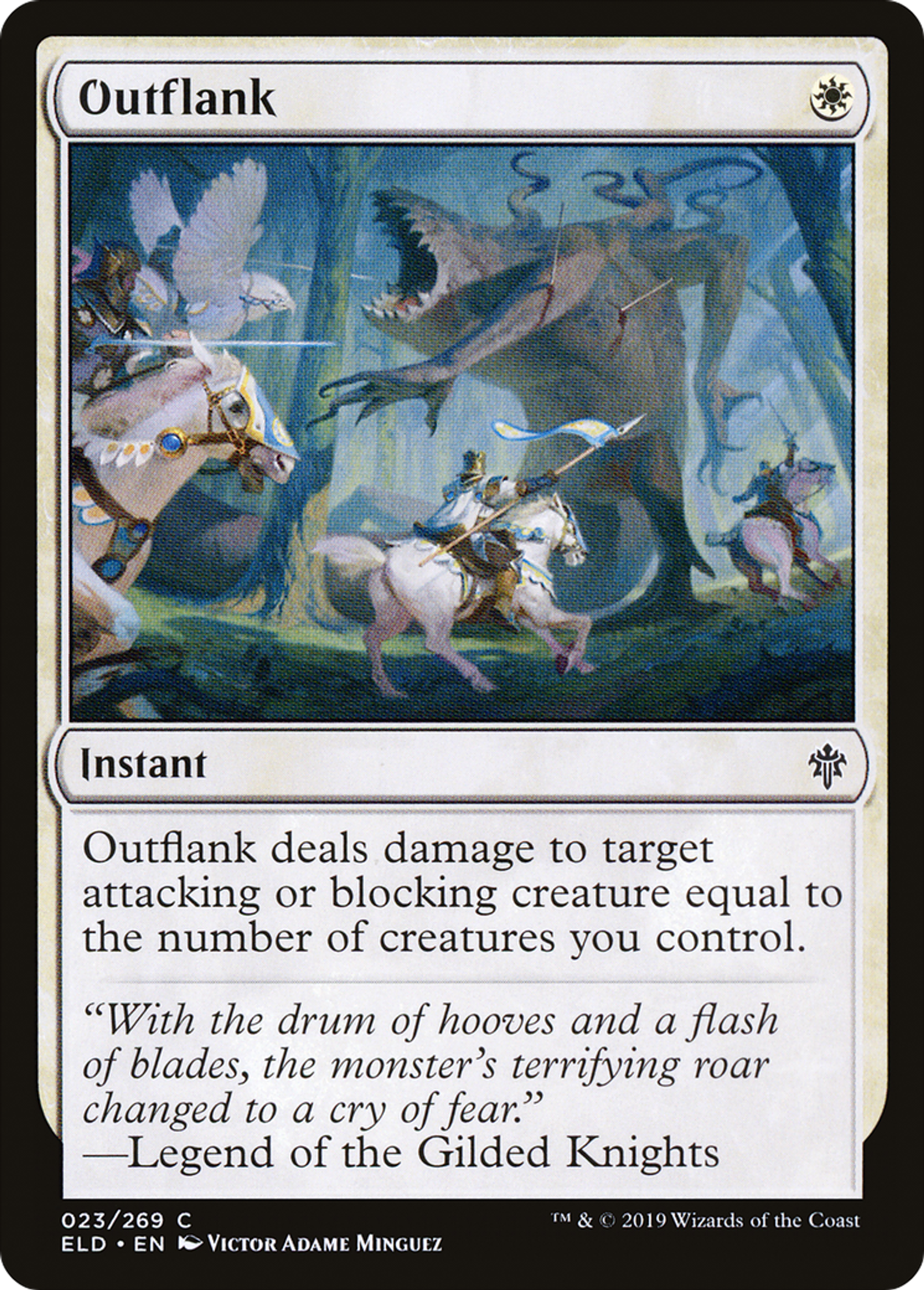 Outflank — Throne of Eldraine — Magic: The Gathering