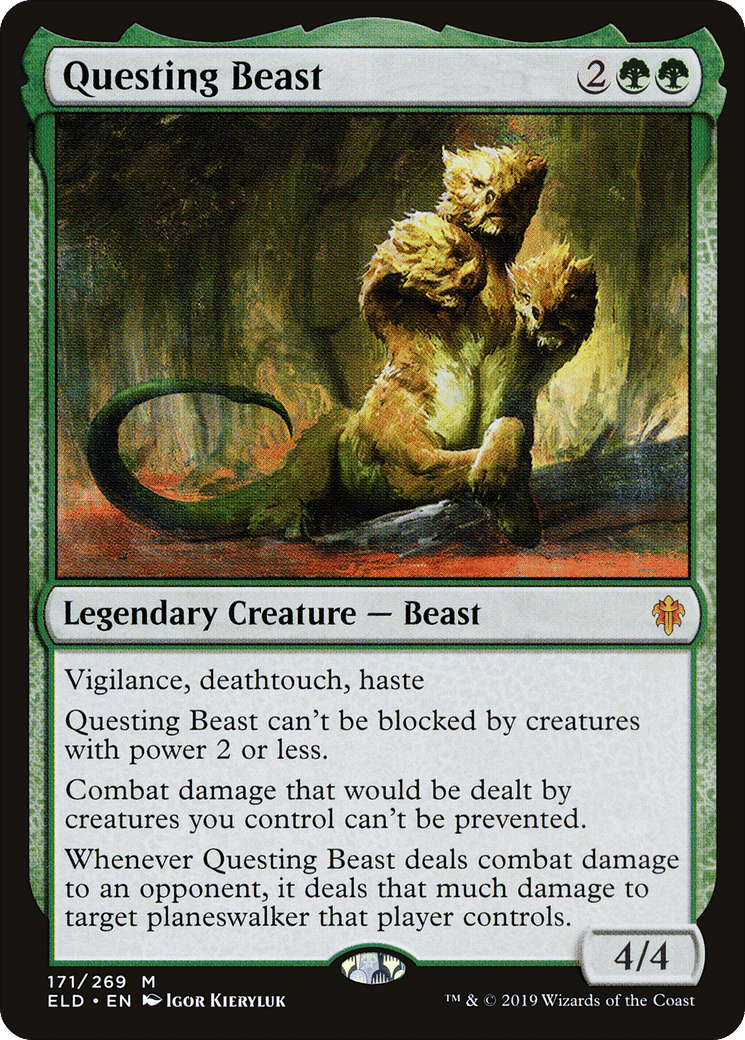 Questing Beast — Throne of Eldraine — Magic: The Gathering
