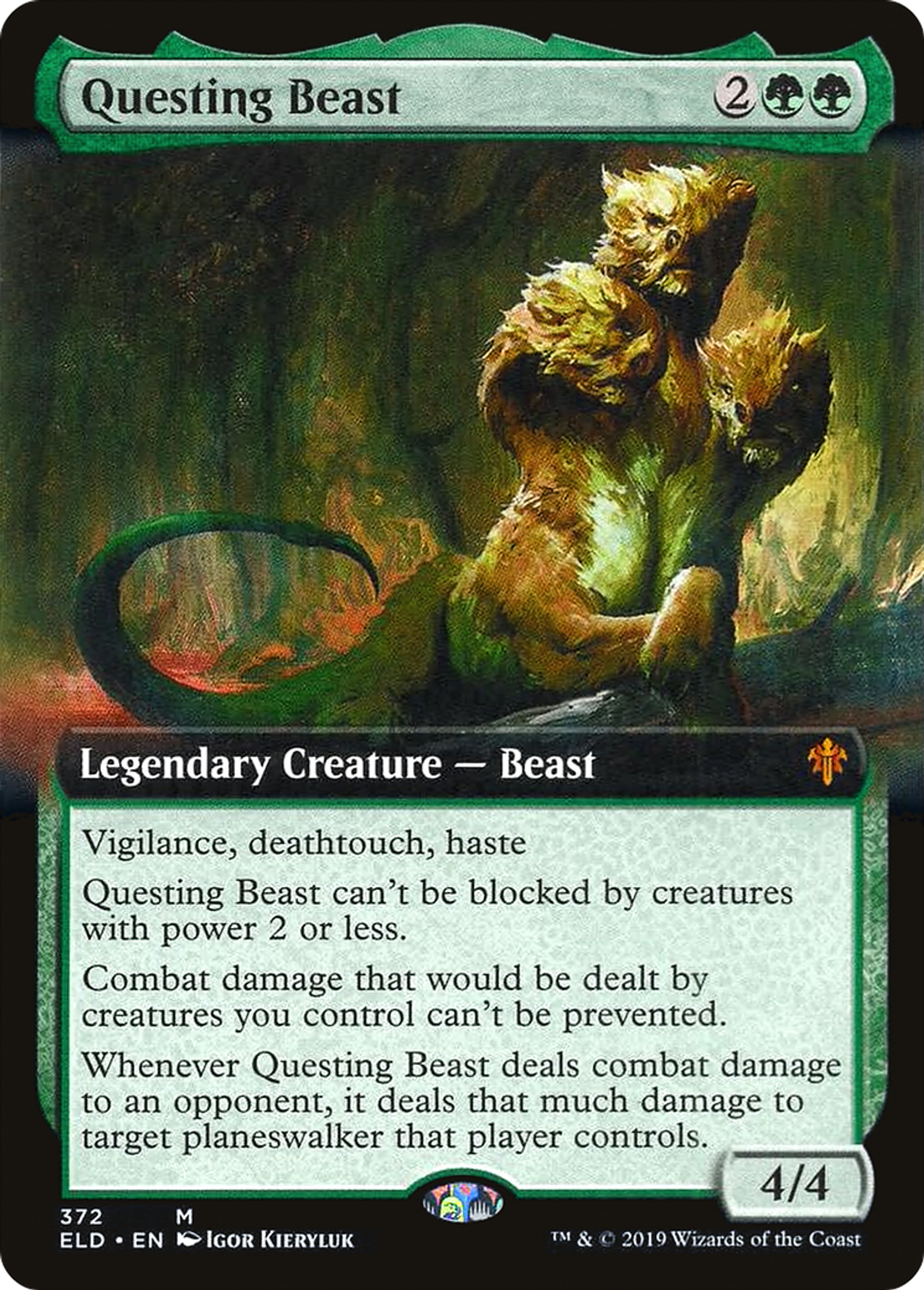 Questing Beast — Throne of Eldraine — Magic: The Gathering