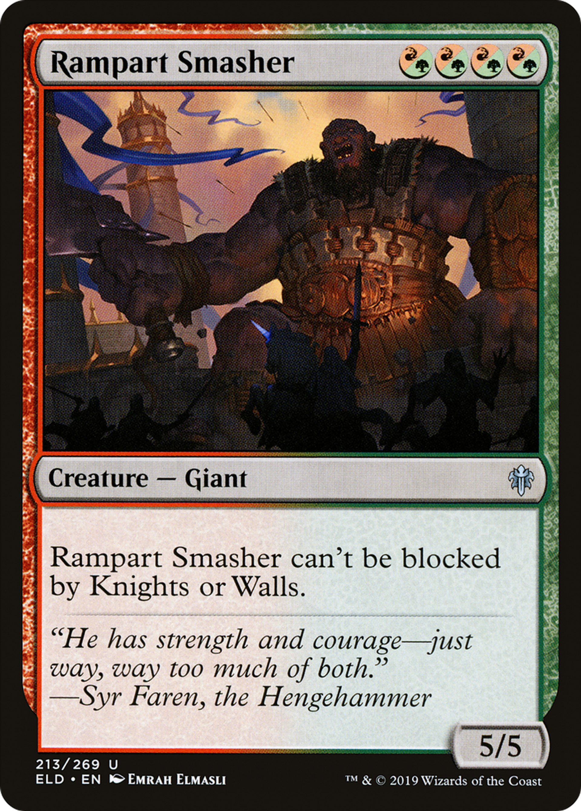 Rampart Smasher — Throne of Eldraine — Magic: The Gathering