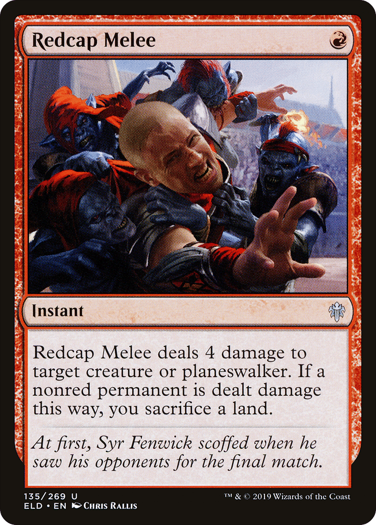 Redcap Melee — Throne of Eldraine — Magic: The Gathering