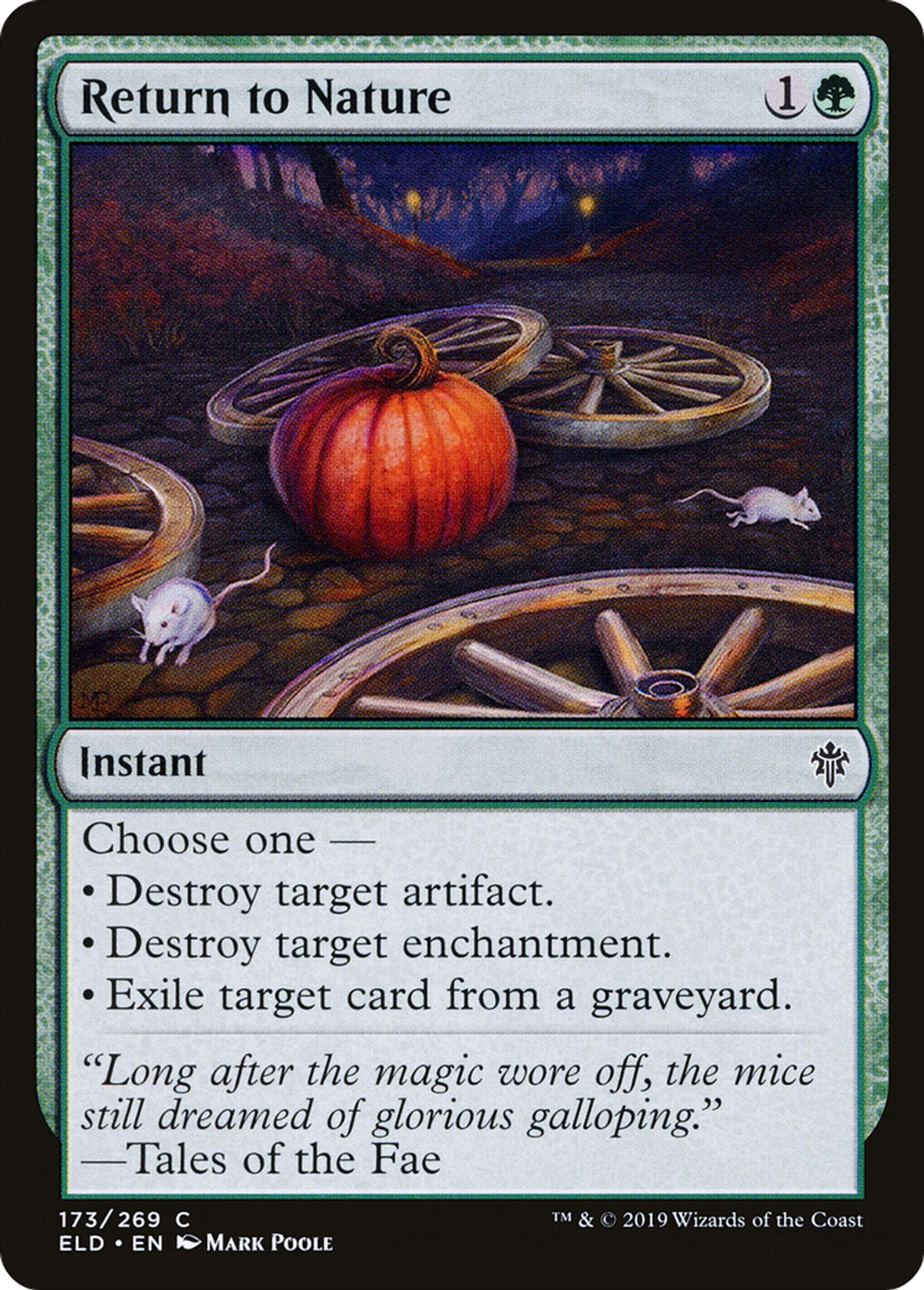 Regain de la la nature — Throne of Eldraine — Magic: The Gathering