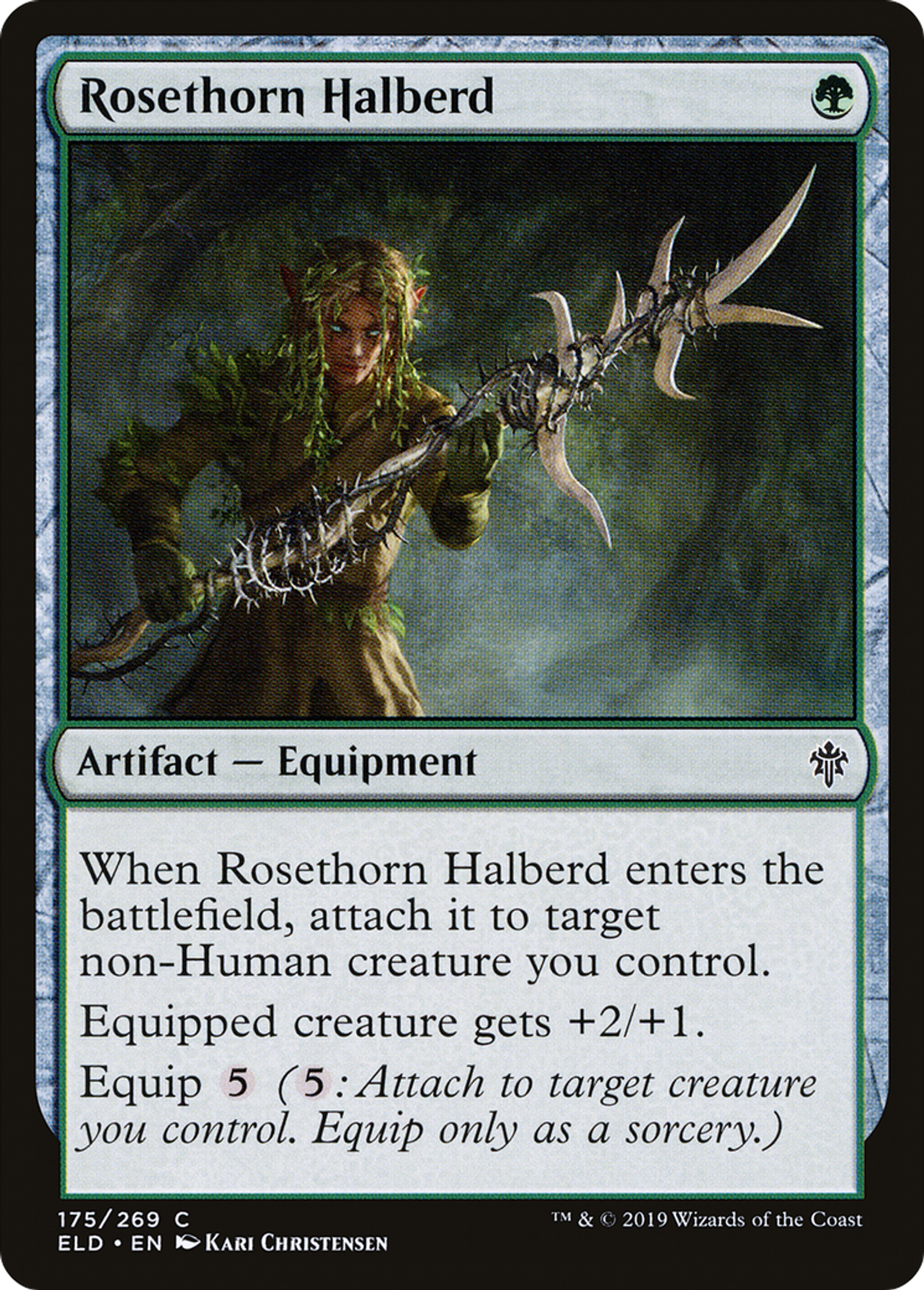 Hallebarde de Rosépine — Throne of Eldraine — Magic: The Gathering