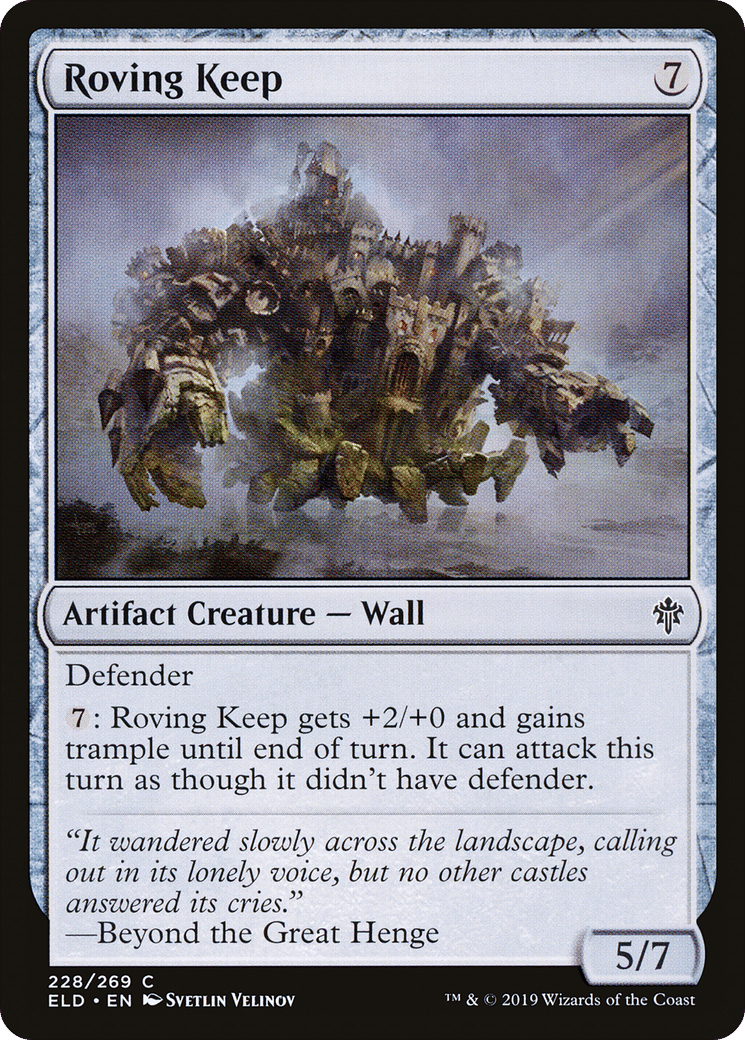 Roving Keep — Throne of Eldraine — Magic: The Gathering
