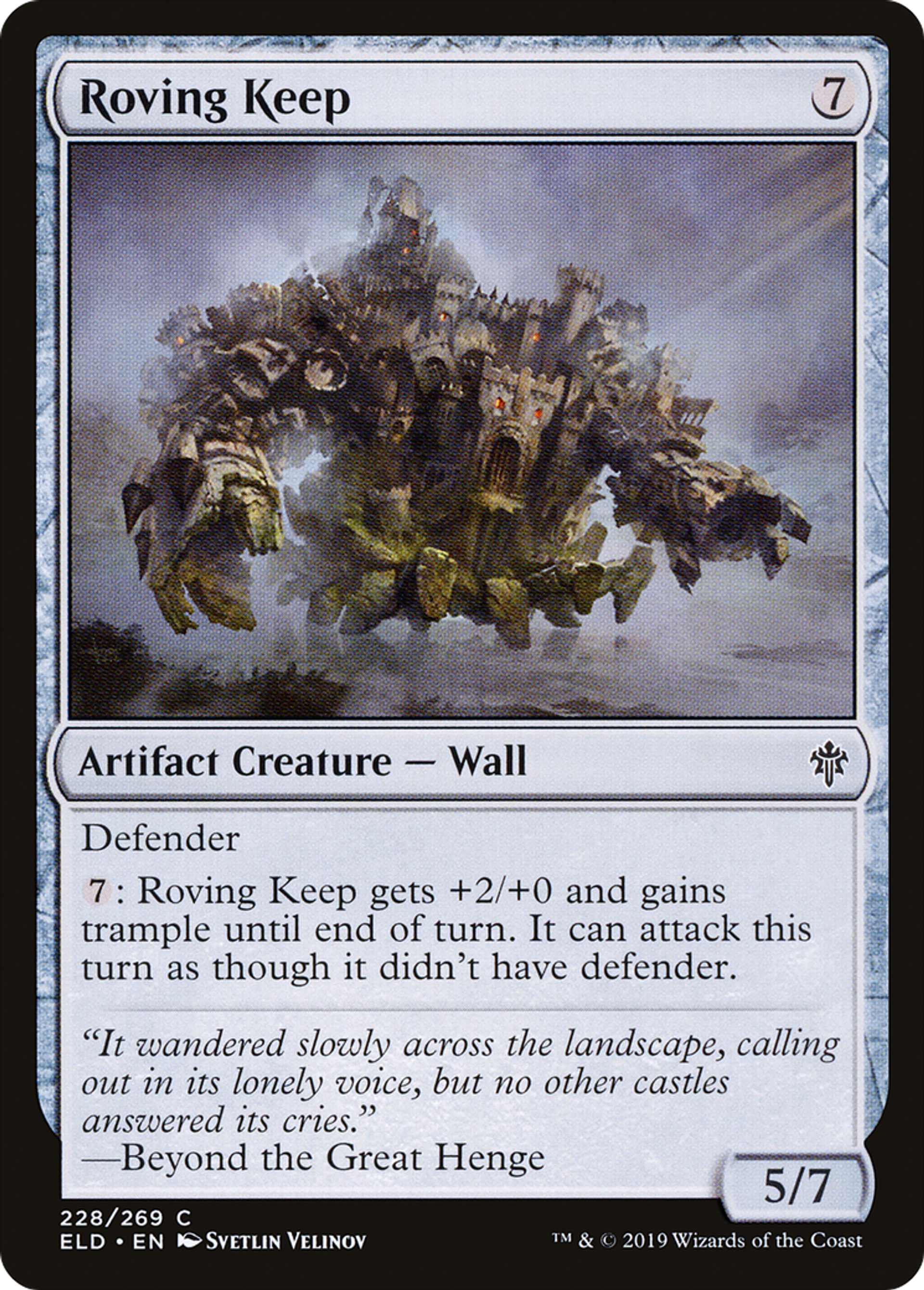Roving Keep — Throne of Eldraine — Magic: The Gathering