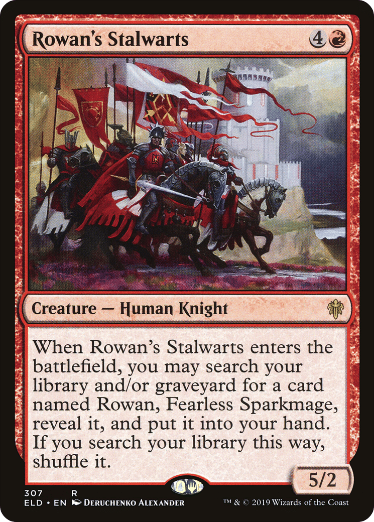 Rowan's Stalwarts — Throne of Eldraine — Magic: The Gathering