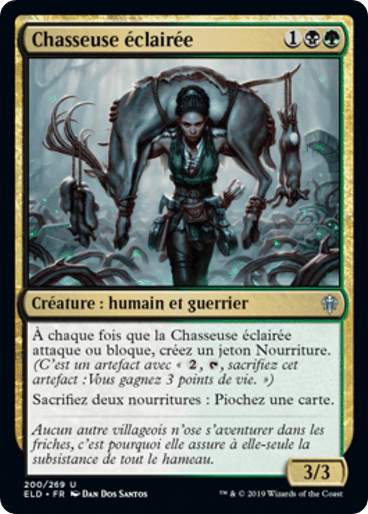Chasseuse éclairée — Throne of Eldraine — Magic: The Gathering