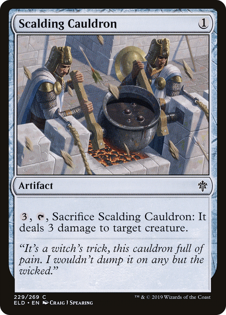 Scalding Cauldron — Throne of Eldraine — Magic: The Gathering