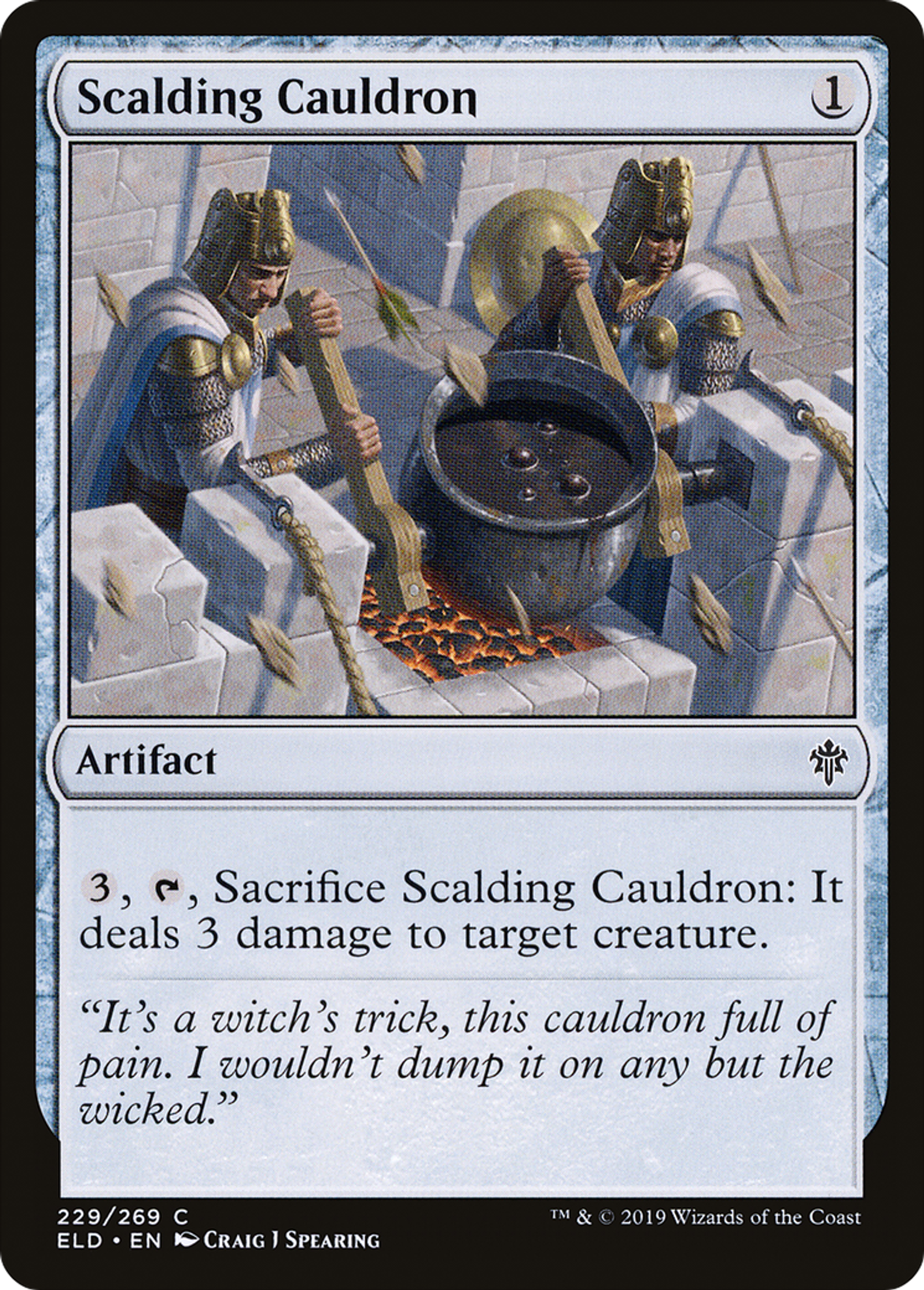 Scalding Cauldron — Throne of Eldraine — Magic: The Gathering