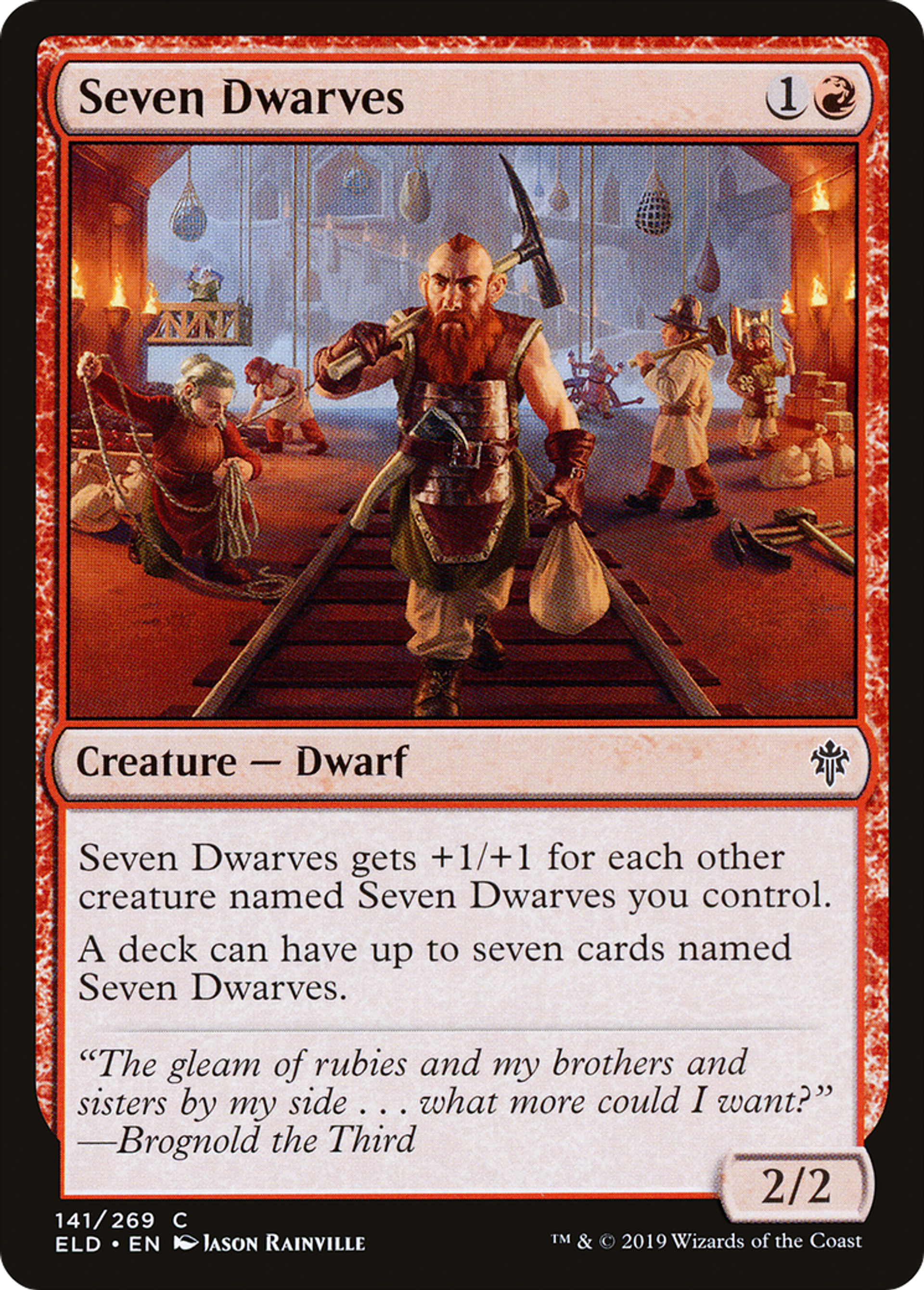 Sept nains — Throne of Eldraine — Magic: The Gathering