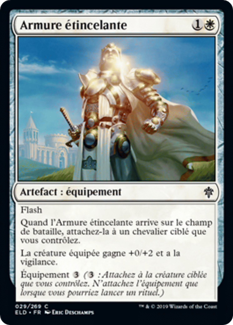 Armure étincelante from Throne of Eldraine - Magic: The Gathering