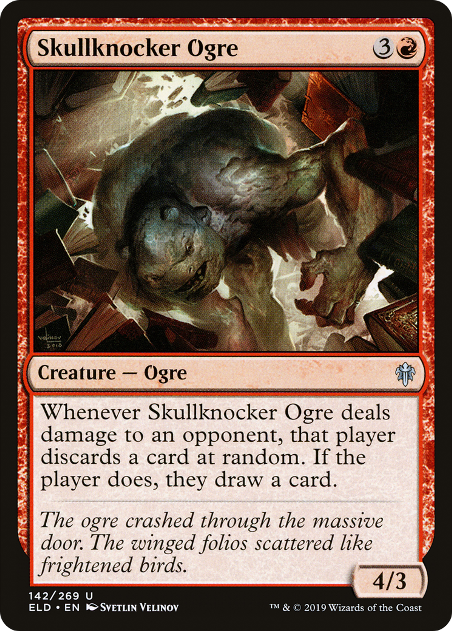 Skullknocker Ogre — Throne of Eldraine — Magic: The Gathering