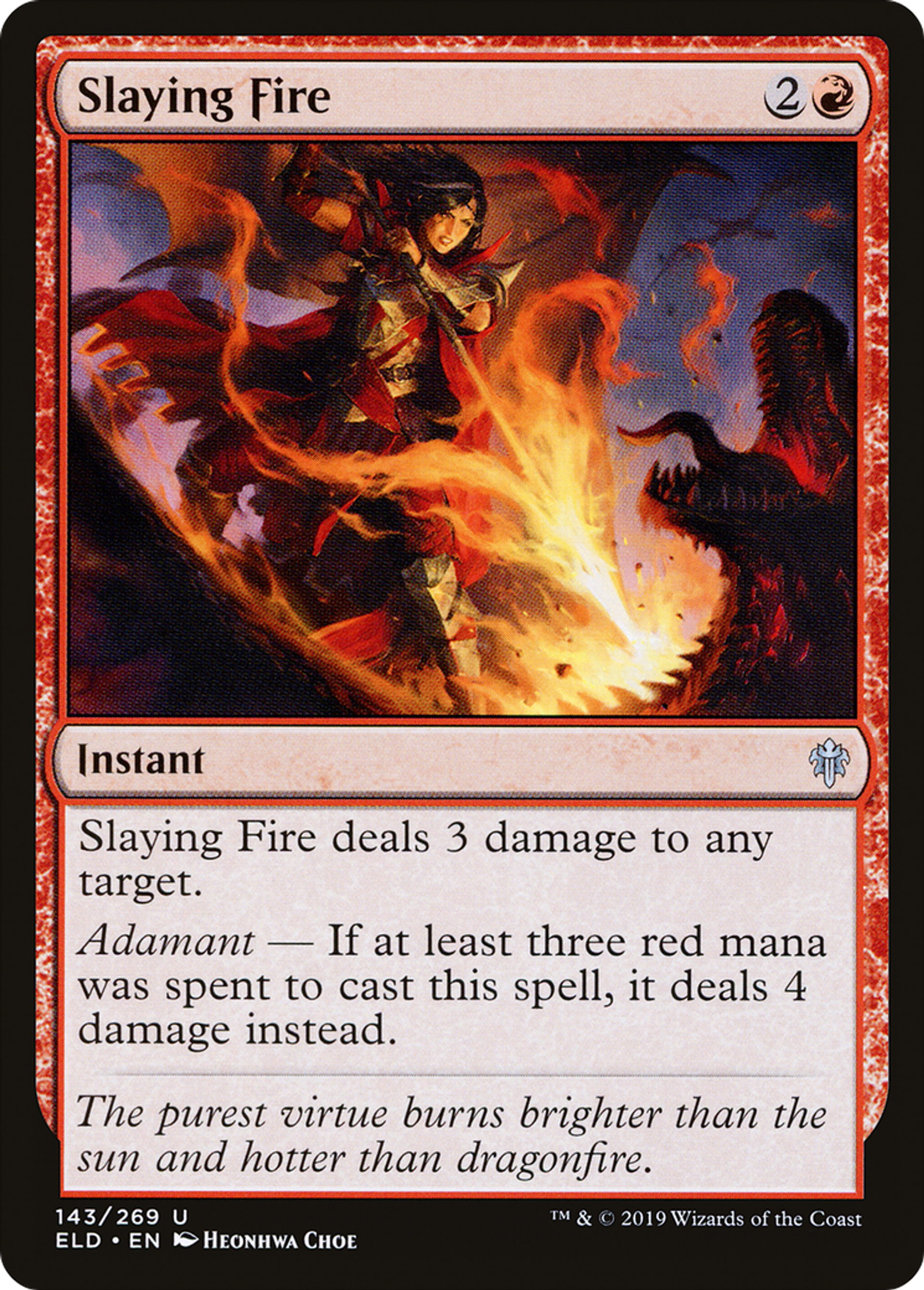 Feu tueur — Throne of Eldraine — Magic: The Gathering