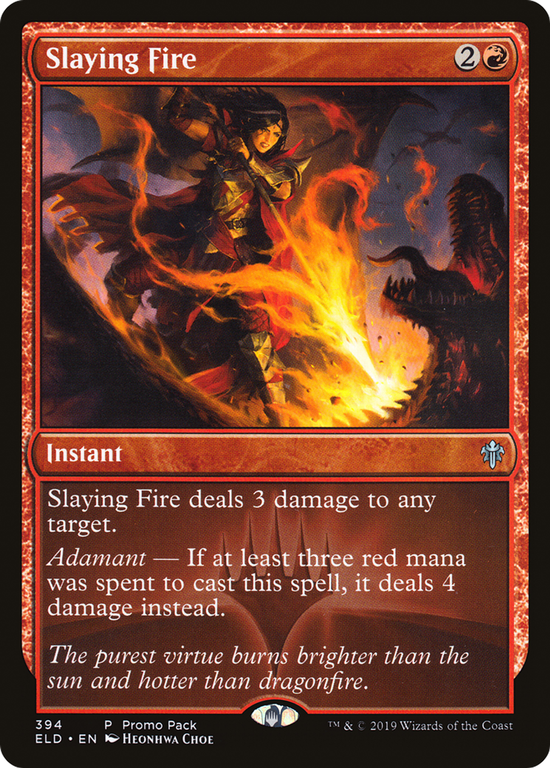Slaying Fire — Throne of Eldraine — Magic: The Gathering